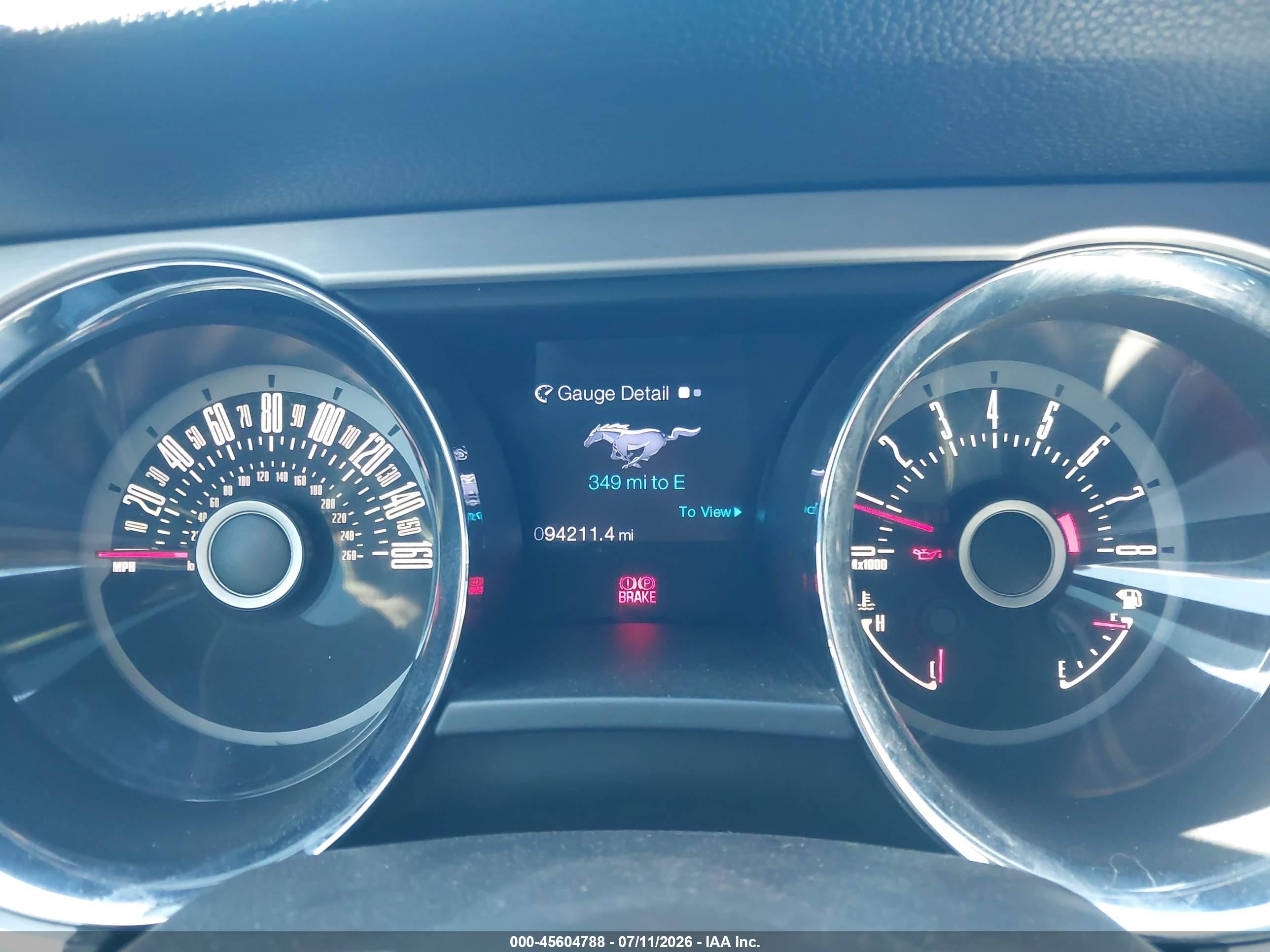 2013 Ford Mustang V6 Premium Blue vin: 1ZVBP8AM9D5257832