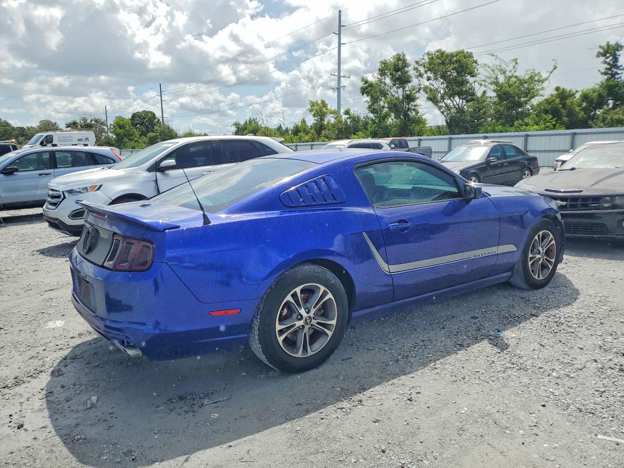 2013 Ford Mustang Blue vin: 1ZVBP8AM9D5265347