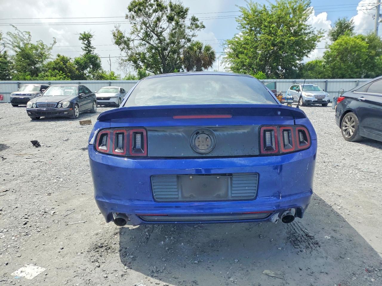 2013 Ford Mustang Blue vin: 1ZVBP8AM9D5265347