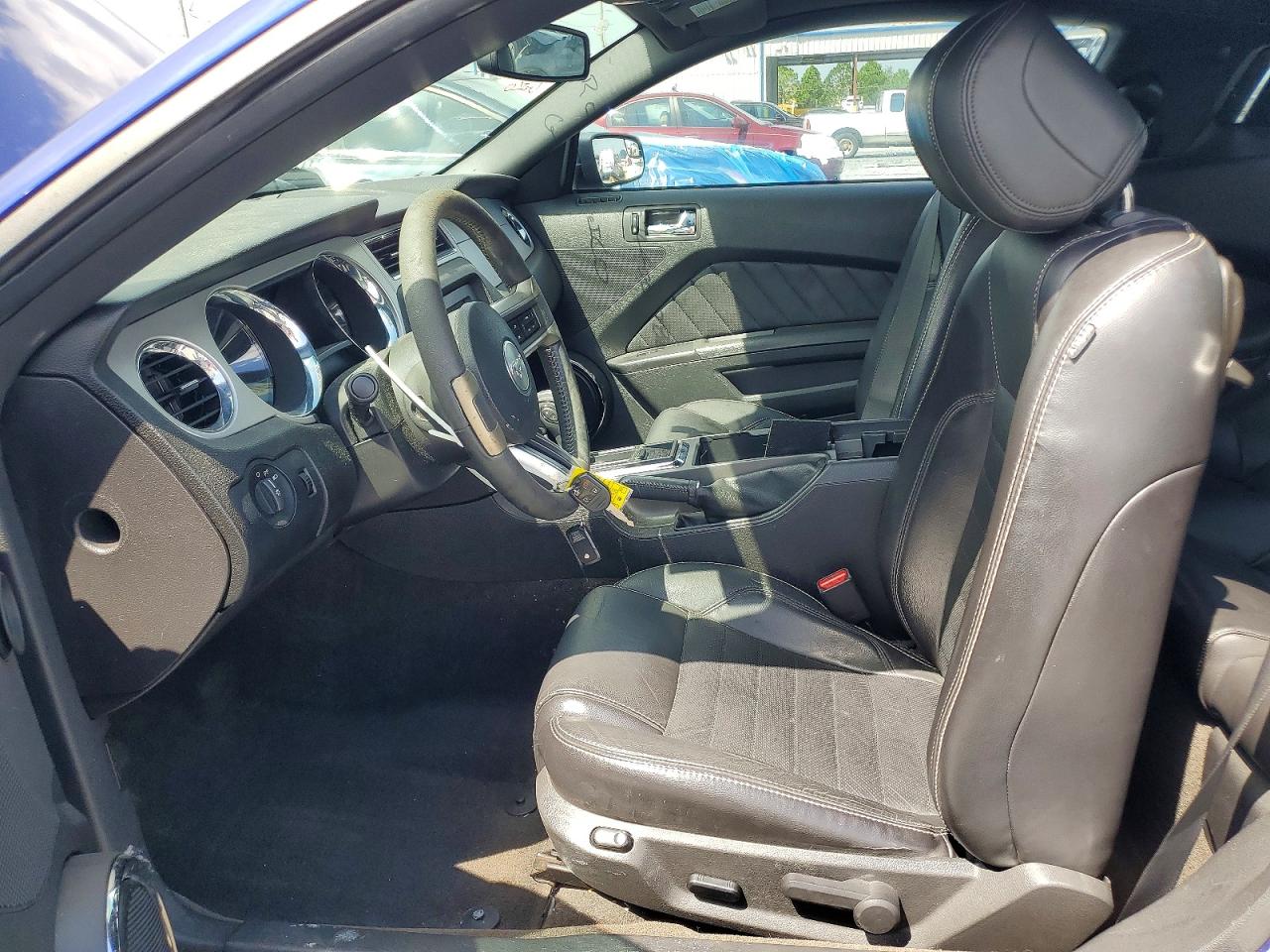 2013 Ford Mustang Blue vin: 1ZVBP8AM9D5265347