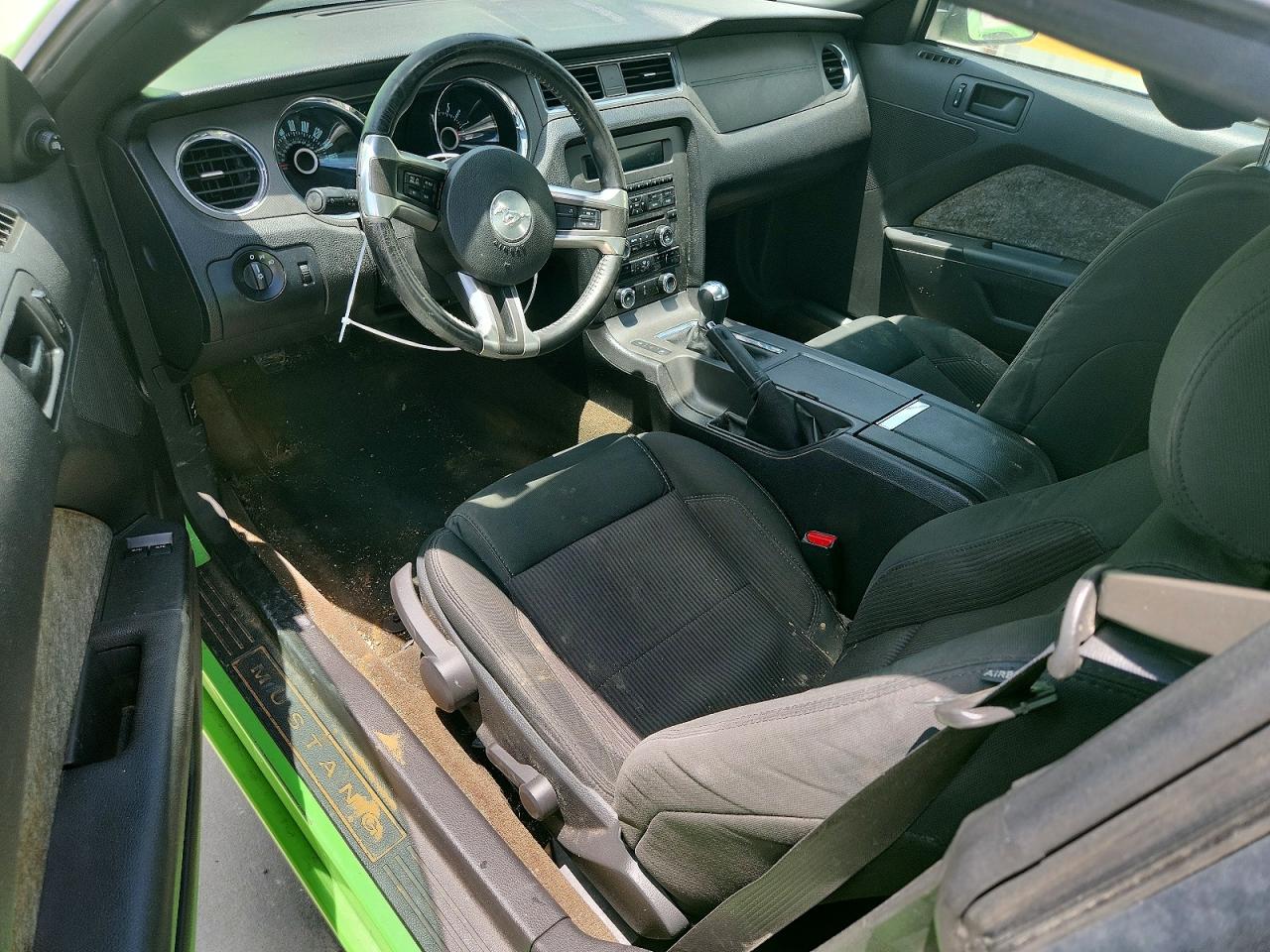 2013 Ford Mustang Green vin: 1ZVBP8AM9D5274968