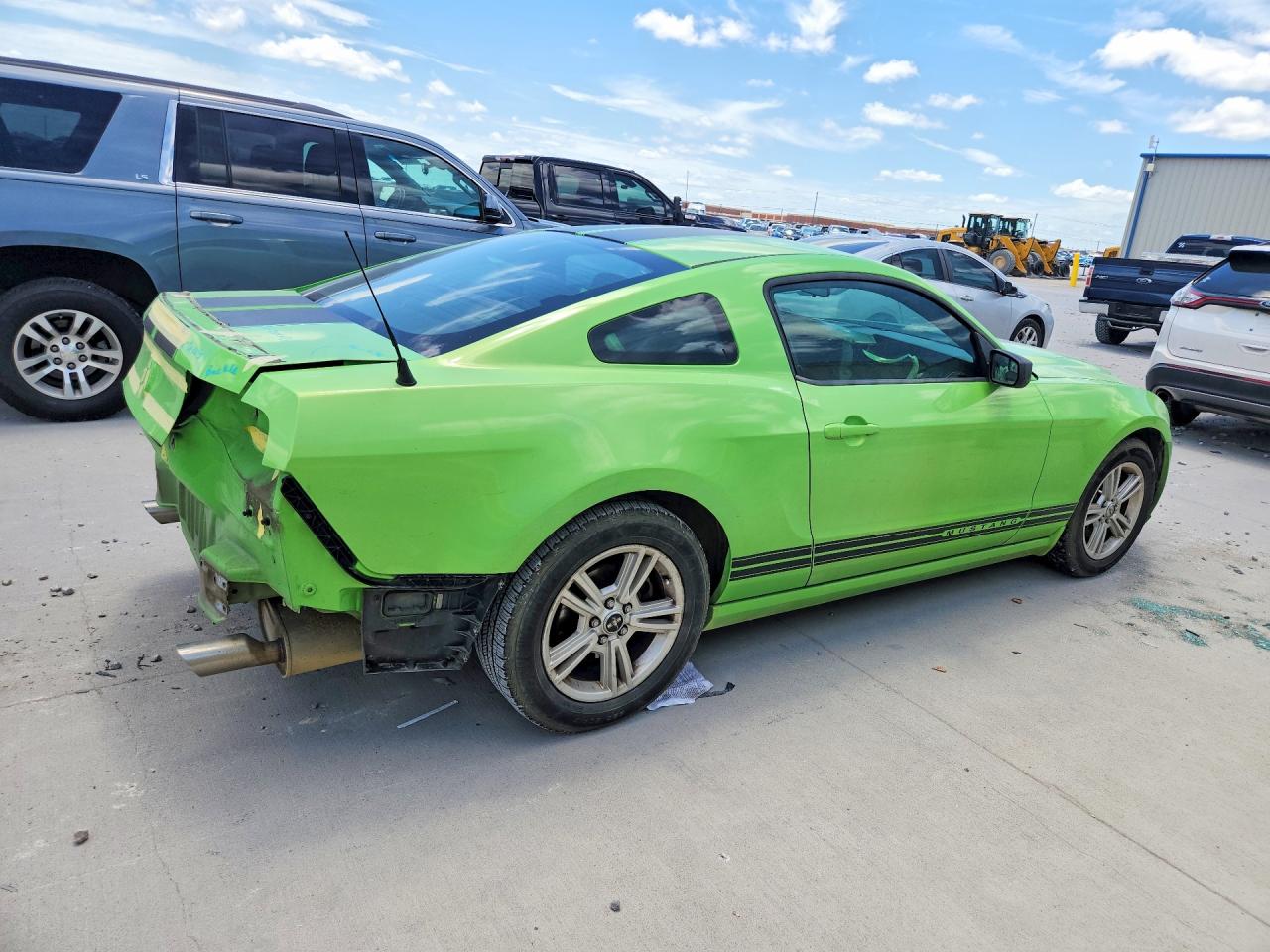 2013 Ford Mustang Green vin: 1ZVBP8AM9D5274968
