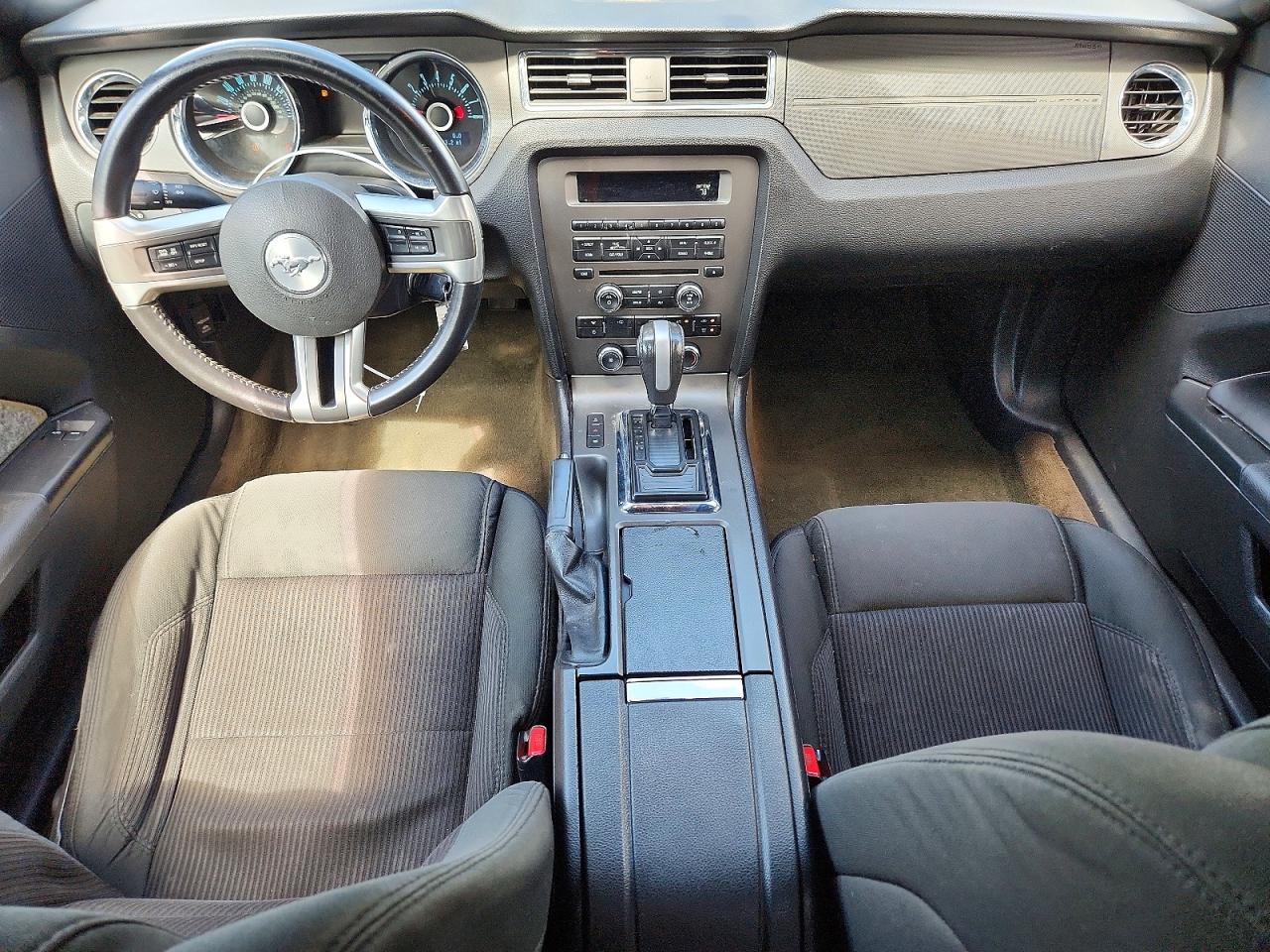 2013 Ford Mustang Black vin: 1ZVBP8AM9D5277577