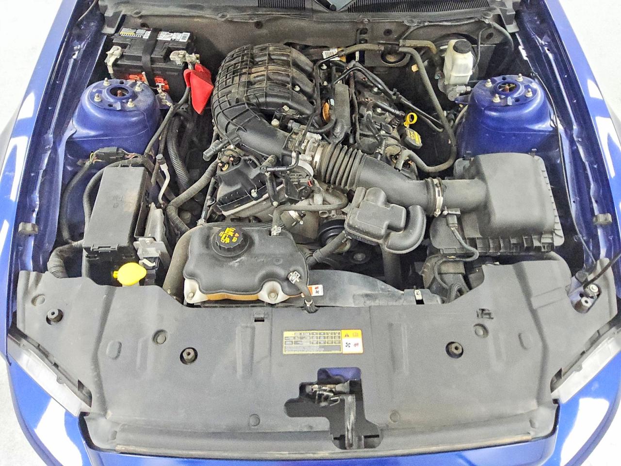 2013 Ford Mustang Blue vin: 1ZVBP8AM9D5281824