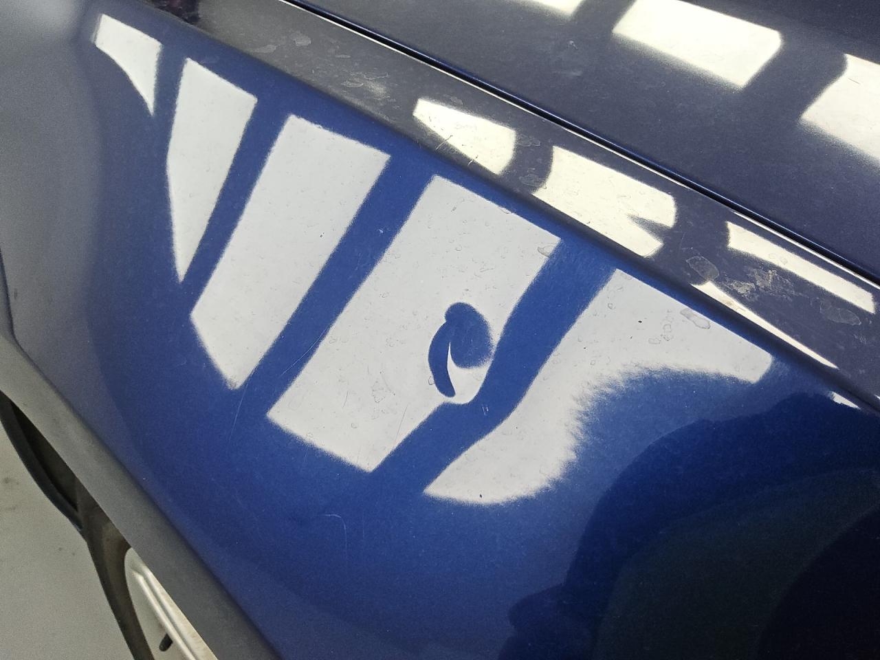 2013 Ford Mustang Blue vin: 1ZVBP8AM9D5281824 Damage: Right Front Fender, Dent(S) W/ Paint Dmg, 2 To 3 Inches