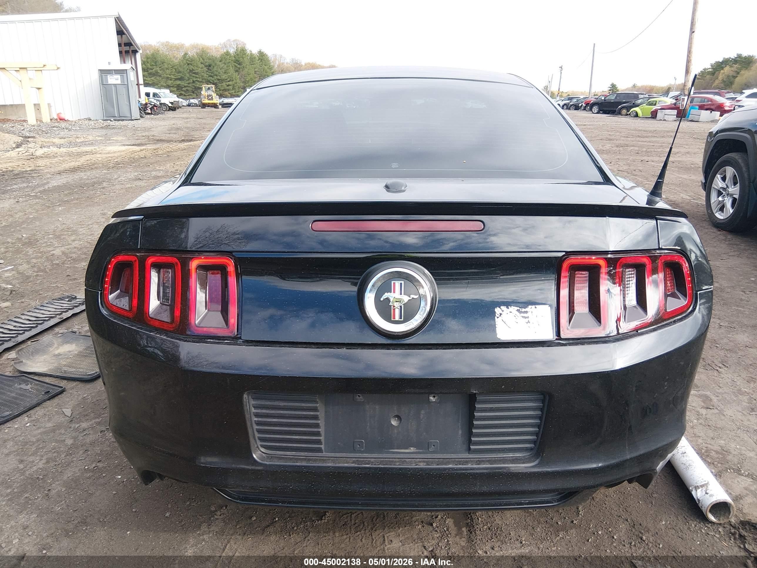 2014 Ford Mustang V6 Premium Black vin: 1ZVBP8AM9E5202363