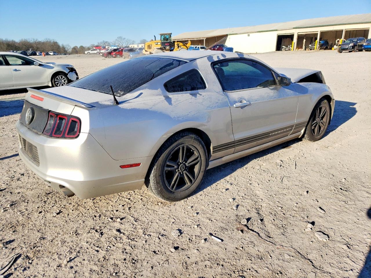 2014 Ford Mustang Silver vin: 1ZVBP8AM9E5218918