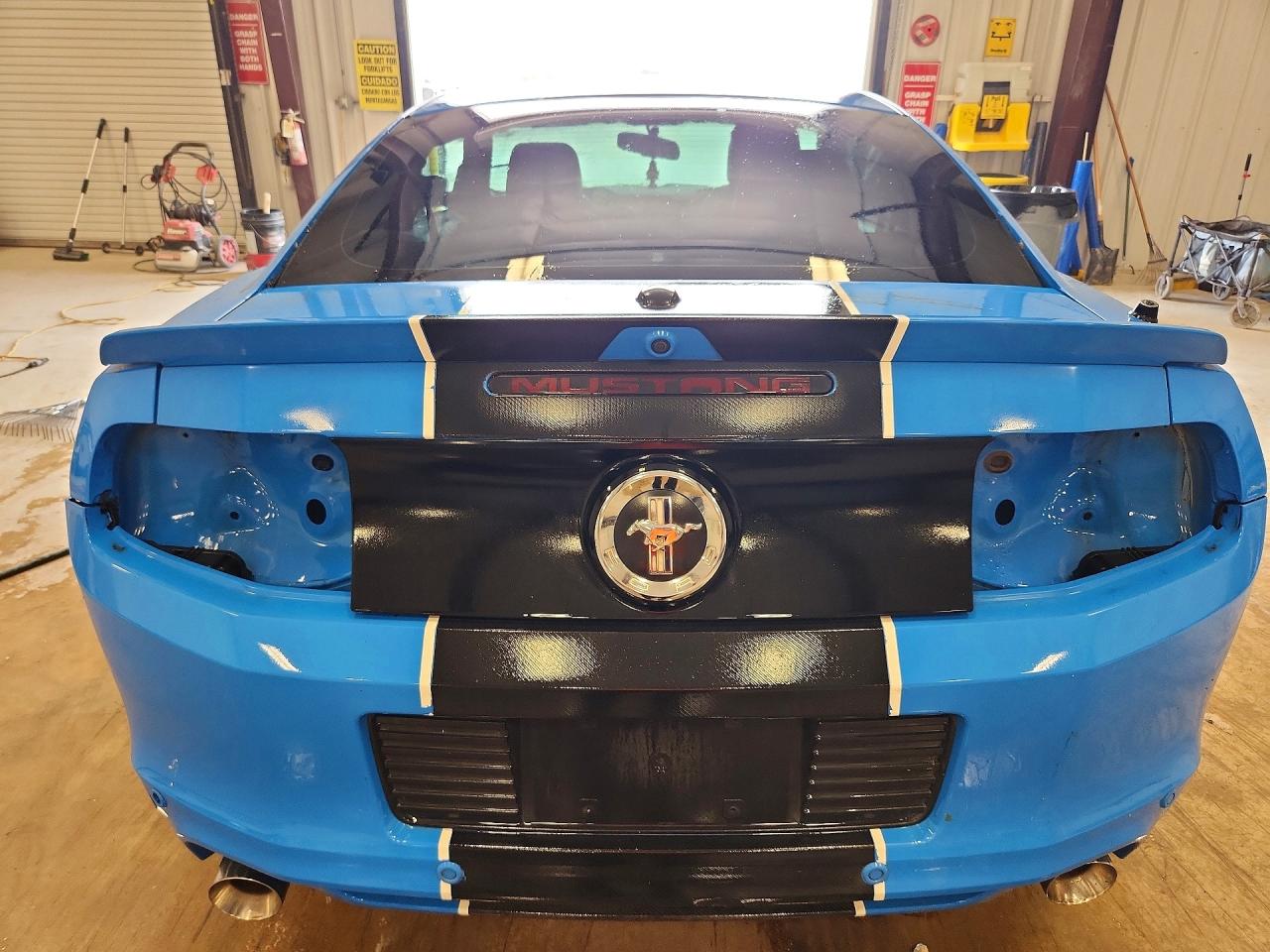 2014 Ford Mustang Blue vin: 1ZVBP8AM9E5237601