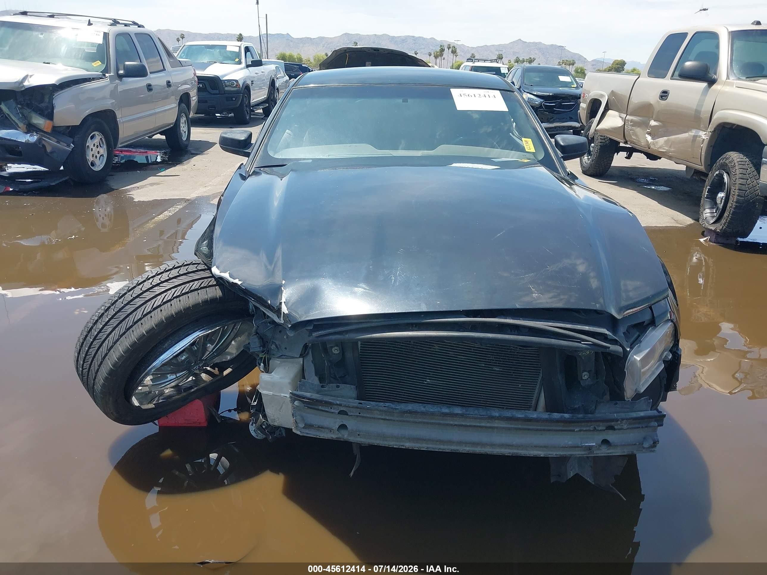 2014 Ford Mustang V6 Black vin: 1ZVBP8AM9E5257217