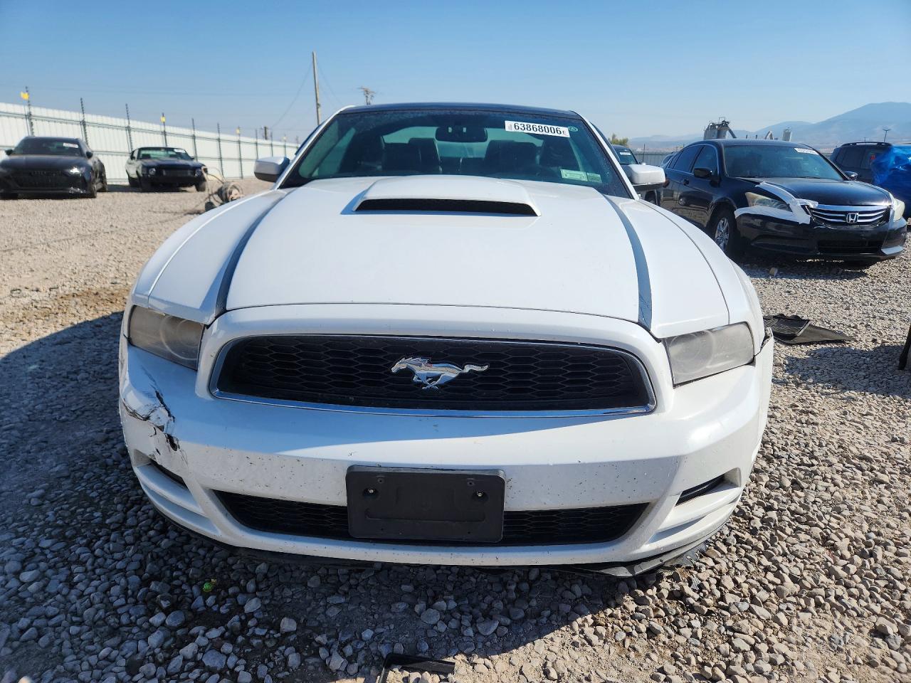 2014 Ford Mustang Белый vin: 1ZVBP8AM9E5267410