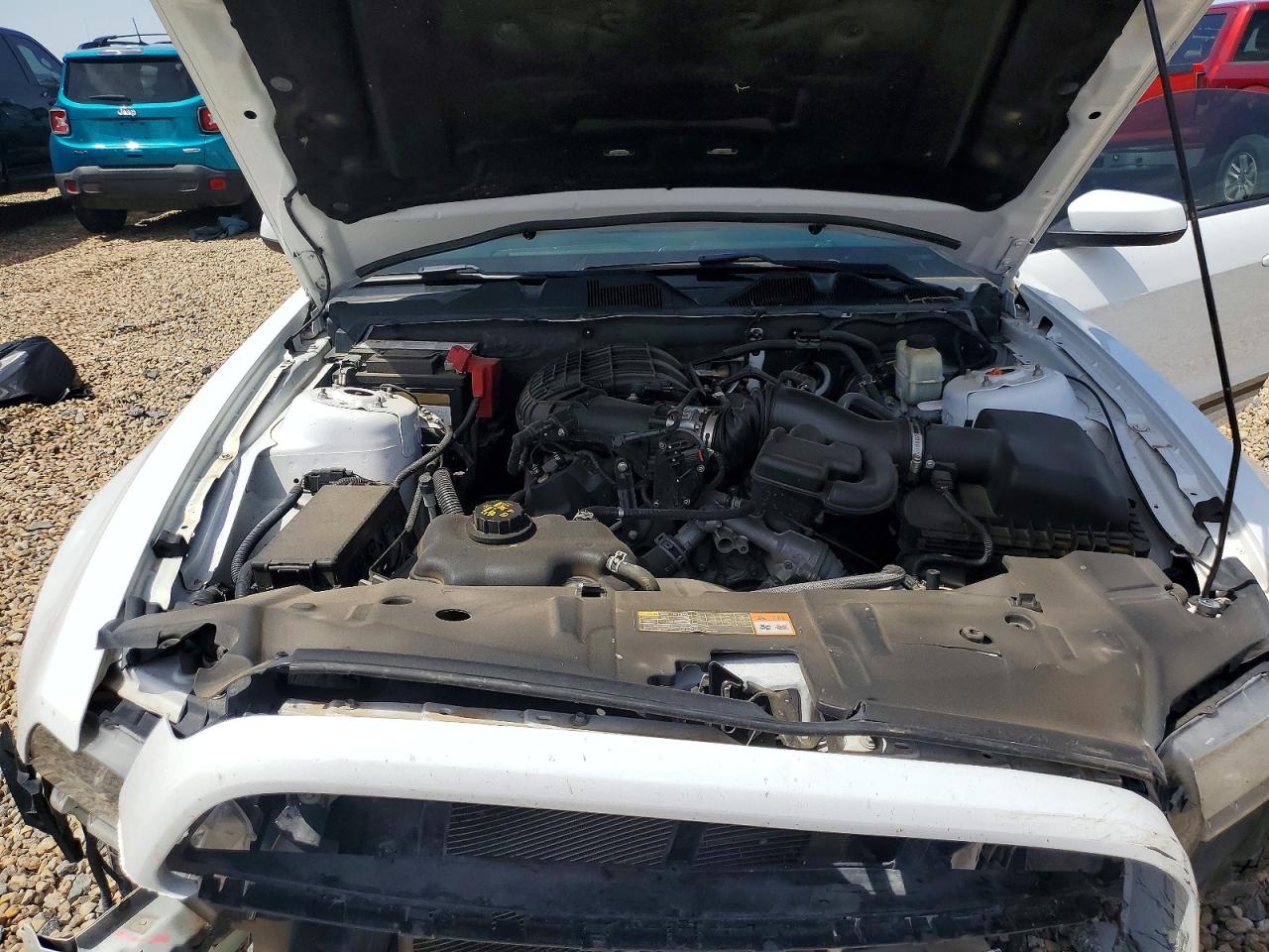 2014 Ford Mustang White vin: 1ZVBP8AM9E5271408