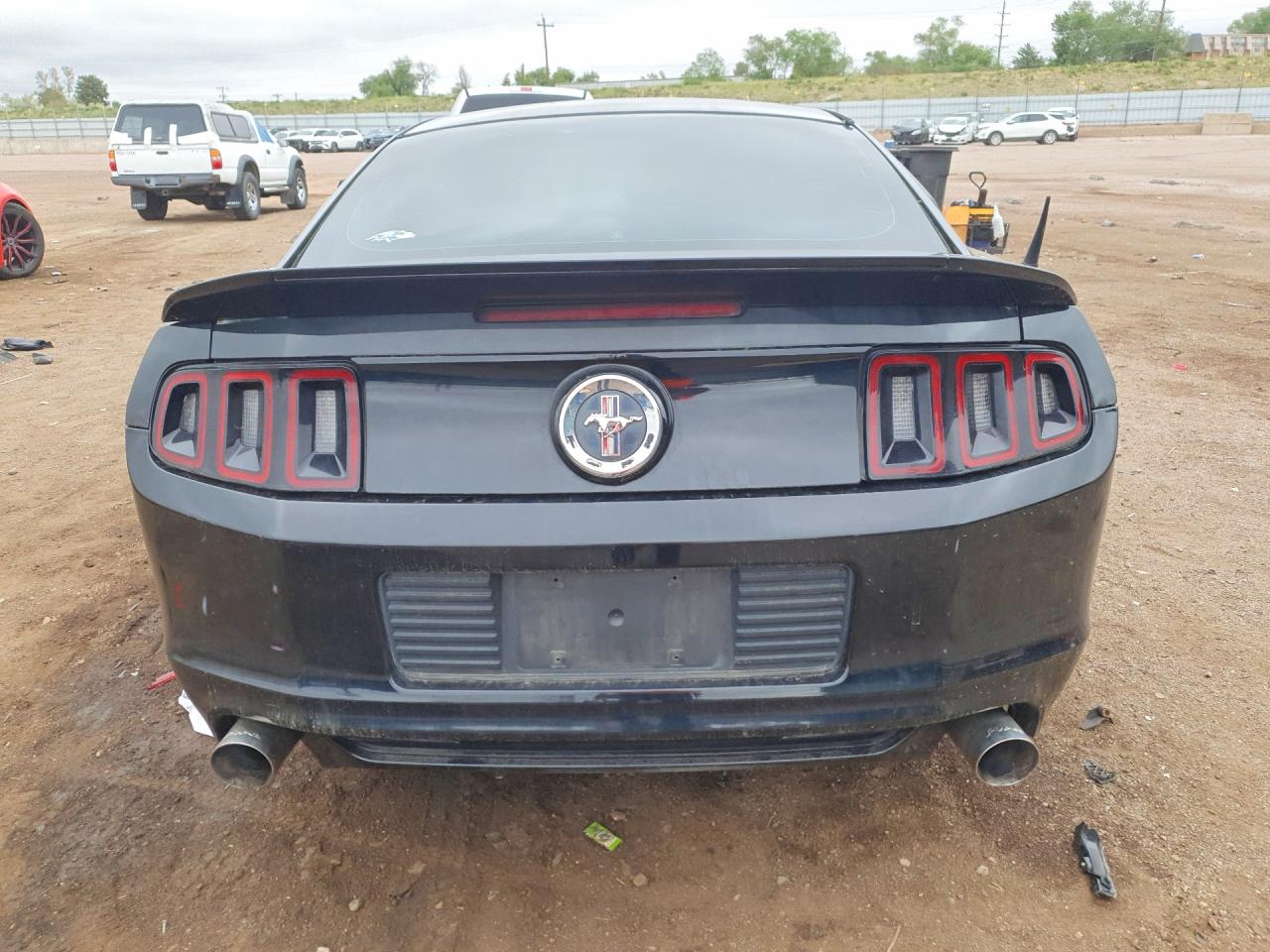 2014 Ford Mustang Black vin: 1ZVBP8AM9E5287916