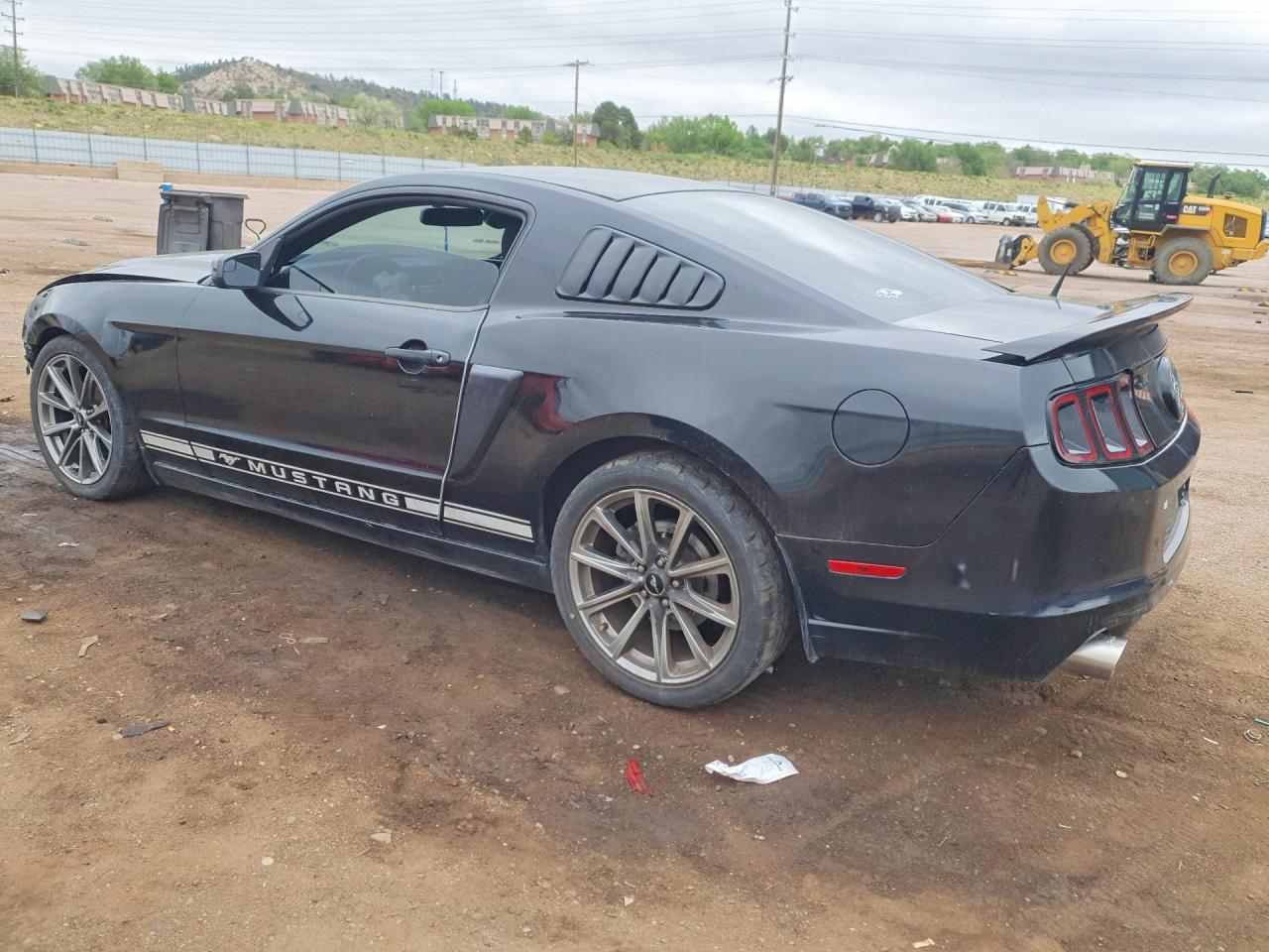 2014 Ford Mustang Black vin: 1ZVBP8AM9E5287916