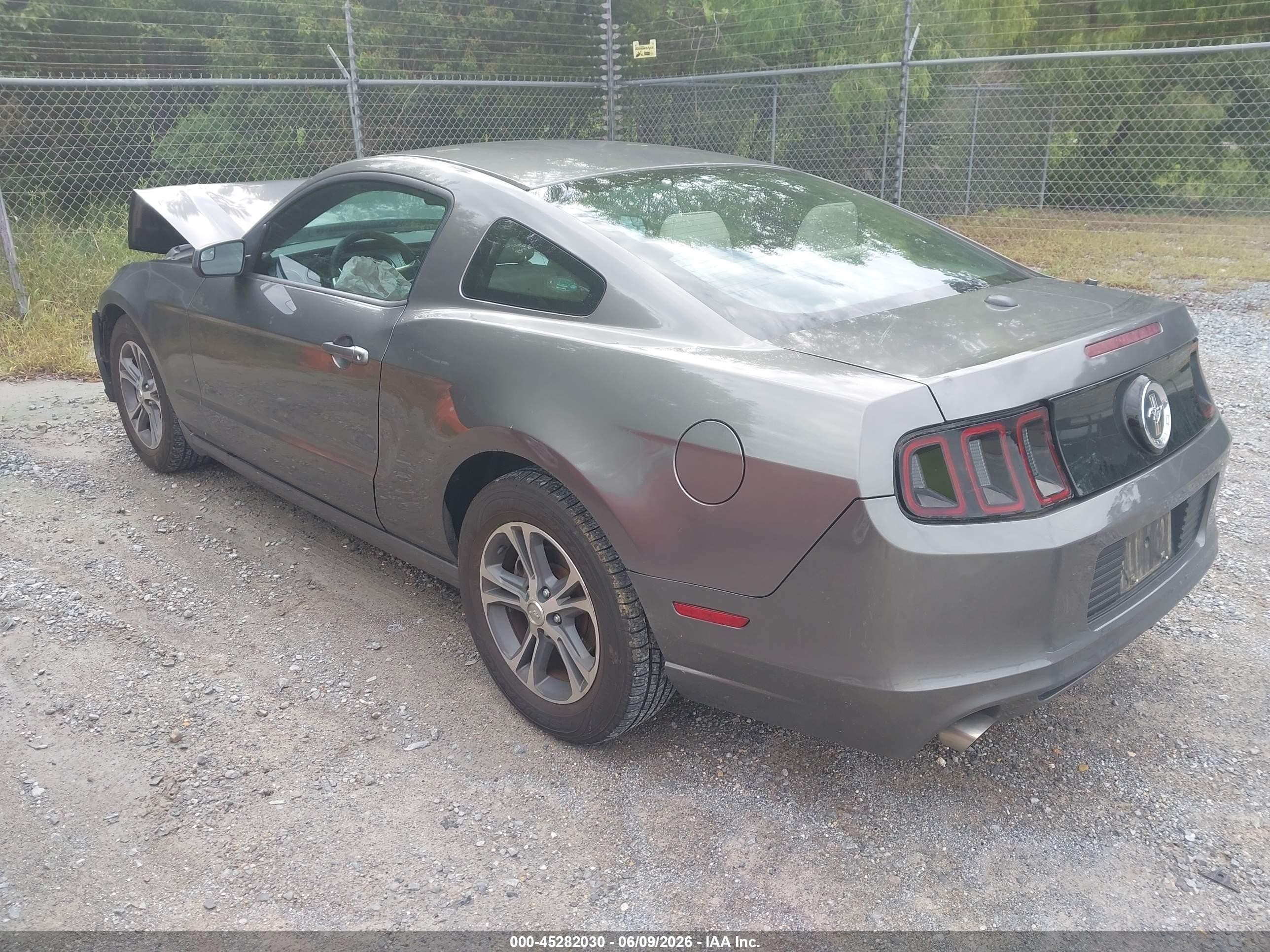 2014 Ford Mustang V6 Premium Gray vin: 1ZVBP8AM9E5300261