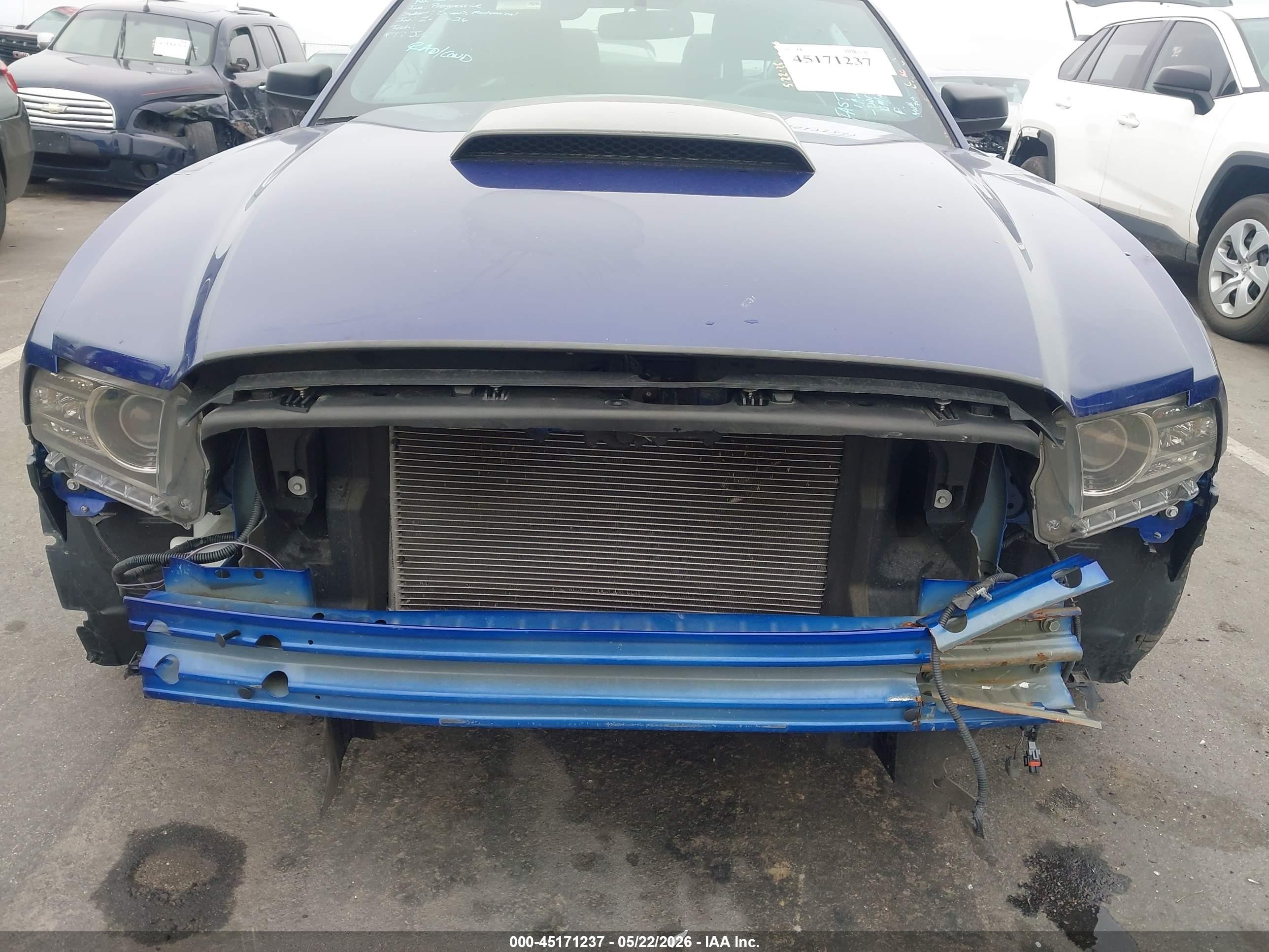 2014 Ford Mustang V6 Blue vin: 1ZVBP8AM9E5301362