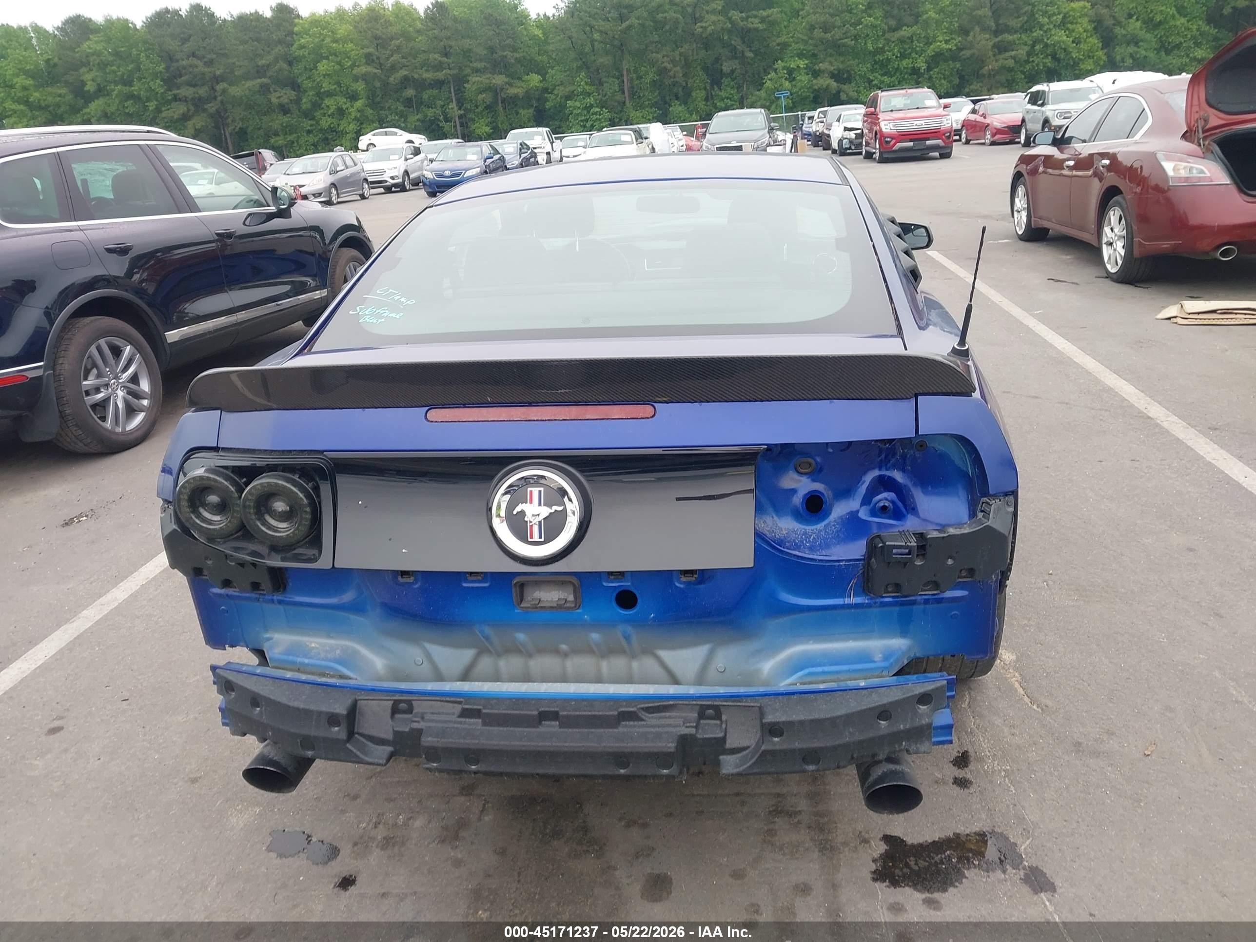 2014 Ford Mustang V6 Blue vin: 1ZVBP8AM9E5301362