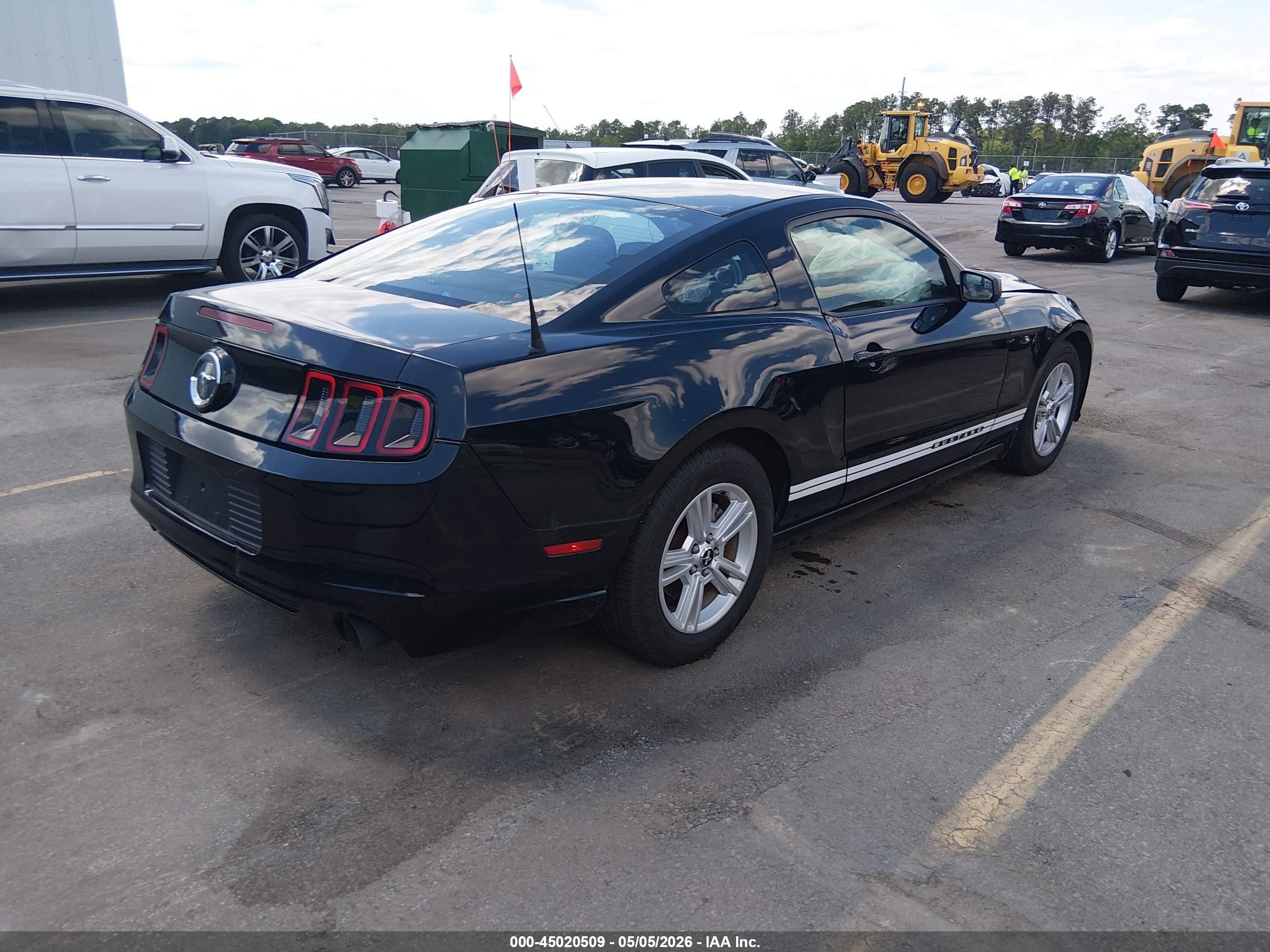 2014 Ford Mustang V6 Черный vin: 1ZVBP8AM9E5303516