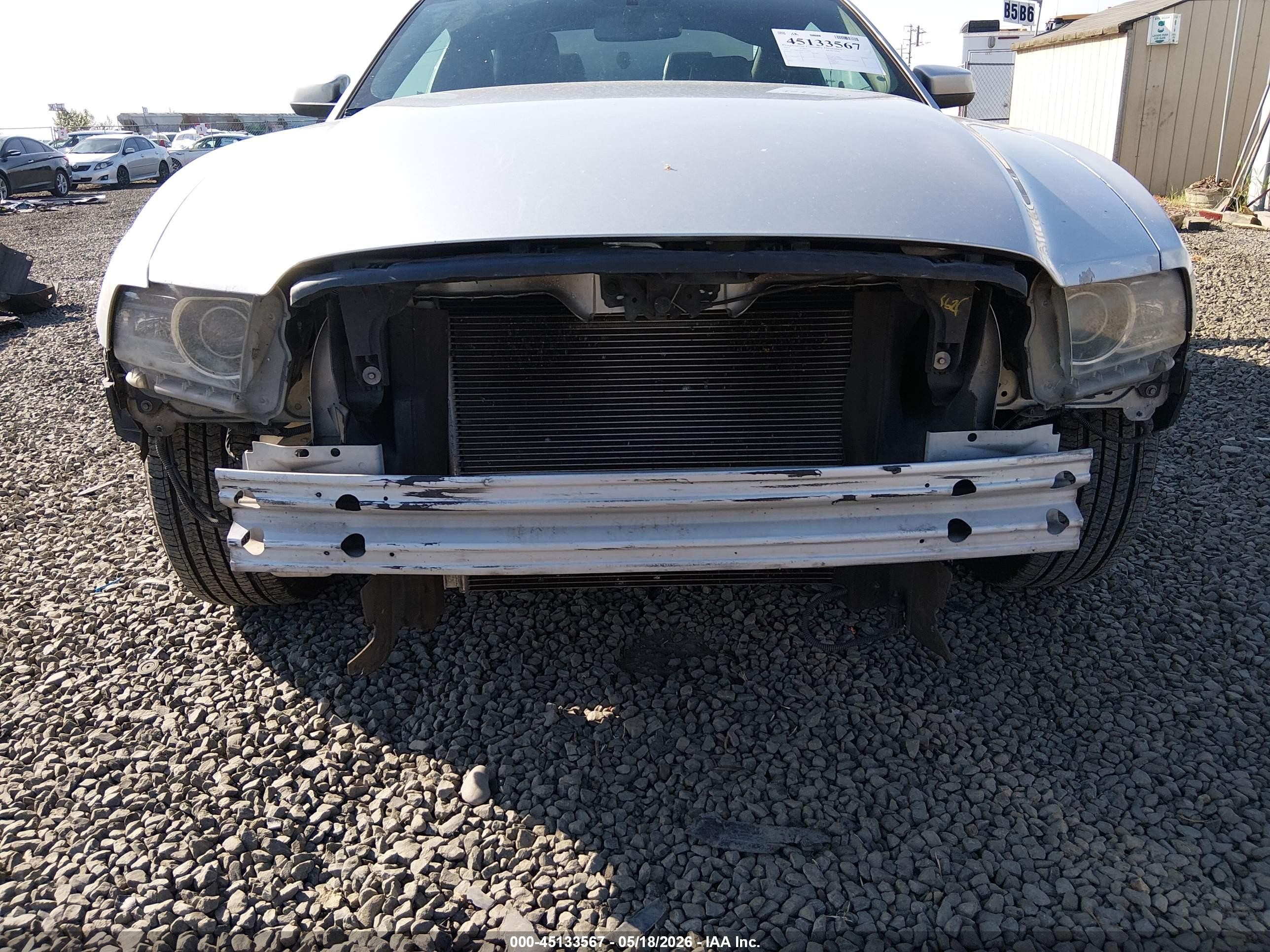 2014 Ford Mustang V6 Premium Silver vin: 1ZVBP8AM9E5310661