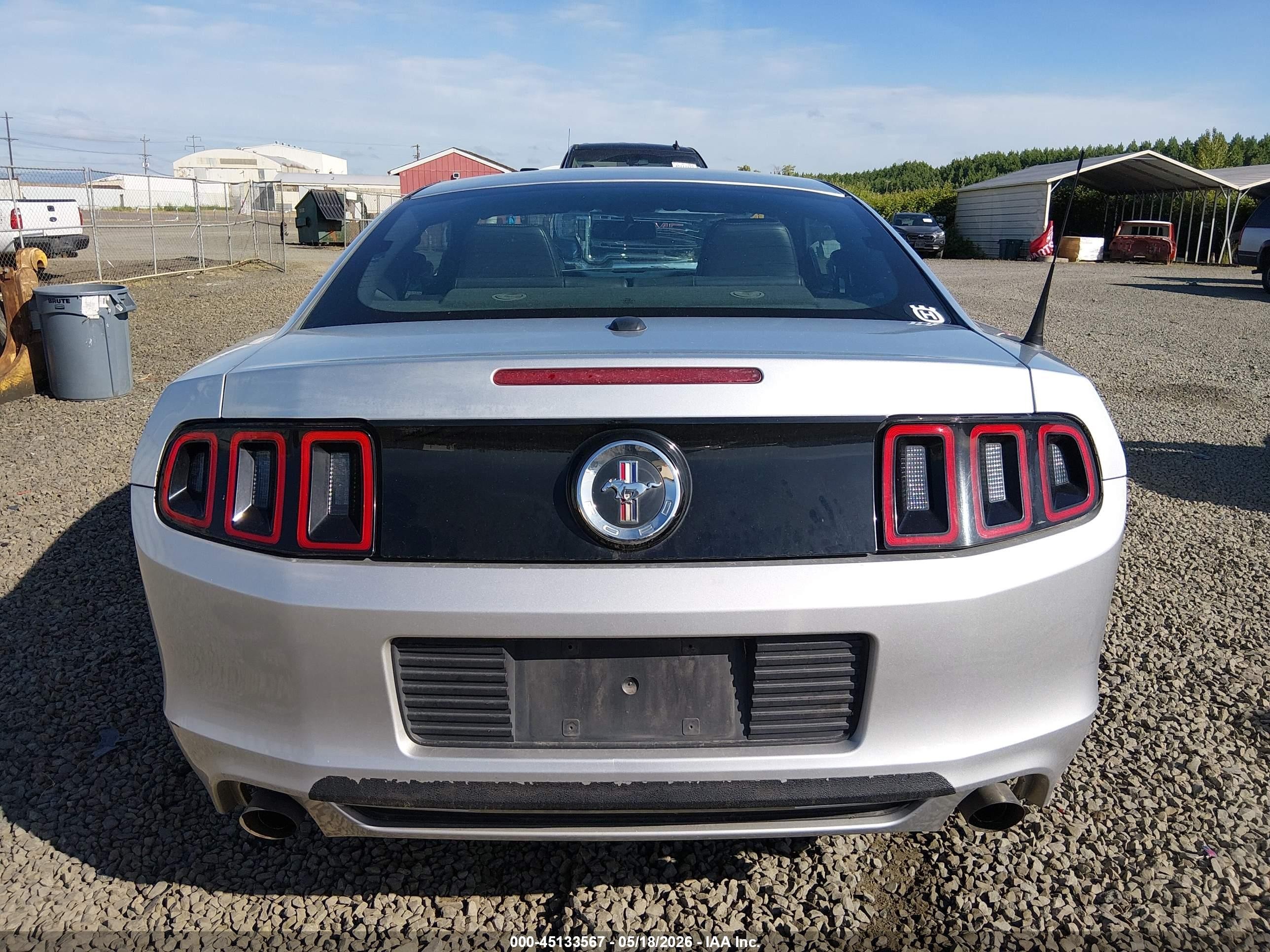 2014 Ford Mustang V6 Premium Silver vin: 1ZVBP8AM9E5310661