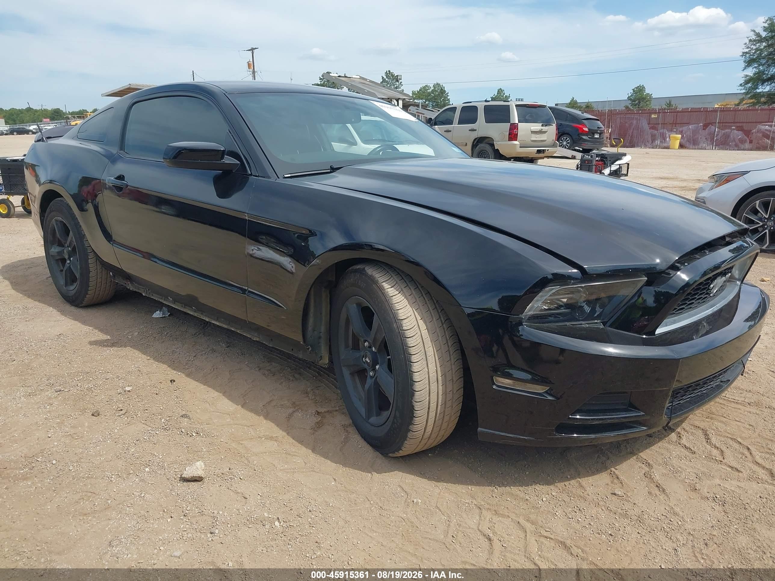 2014 Ford Mustang V6 Premium Black vin: 1ZVBP8AM9E5310952