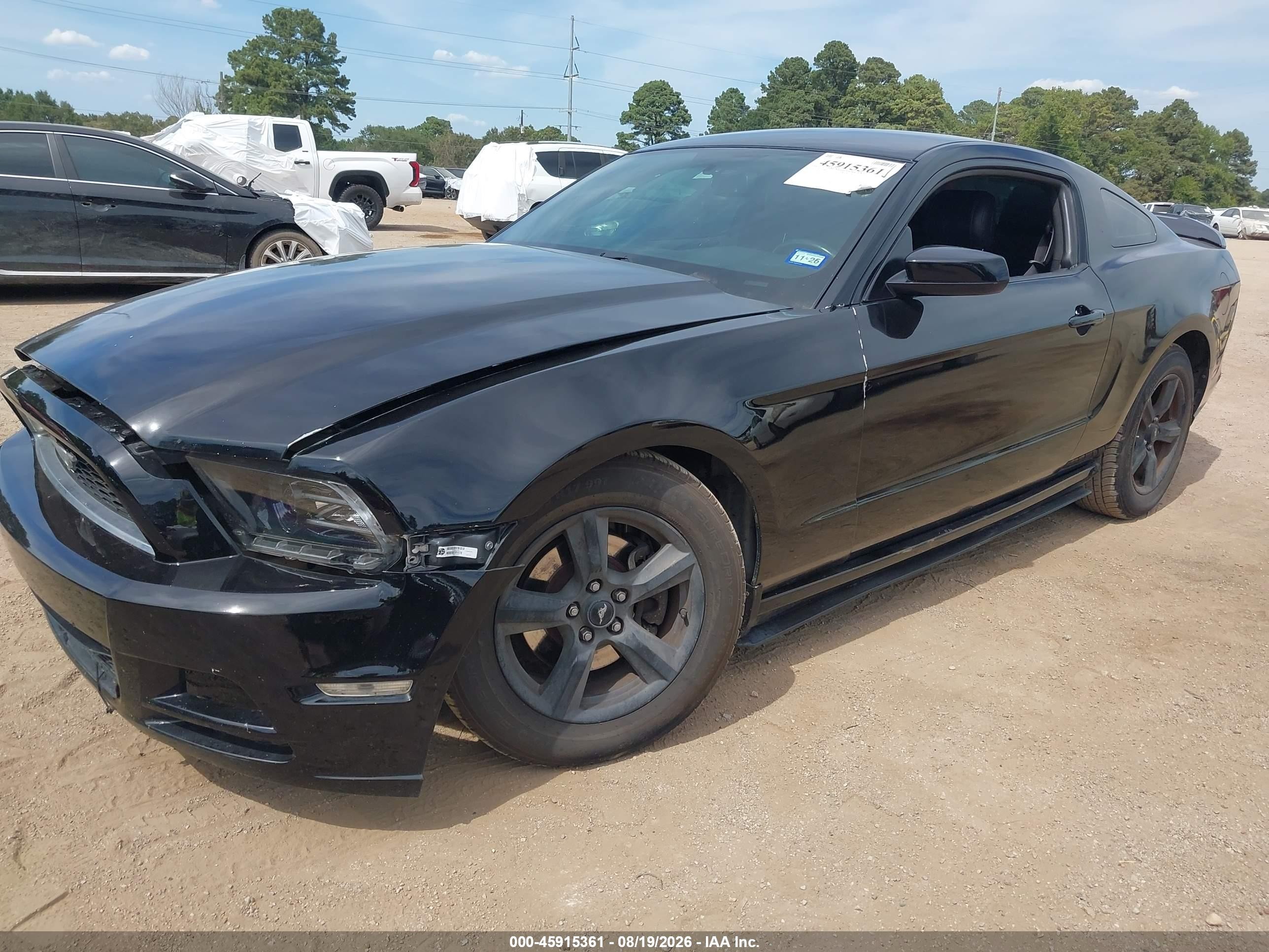 2014 Ford Mustang V6 Premium Black vin: 1ZVBP8AM9E5310952