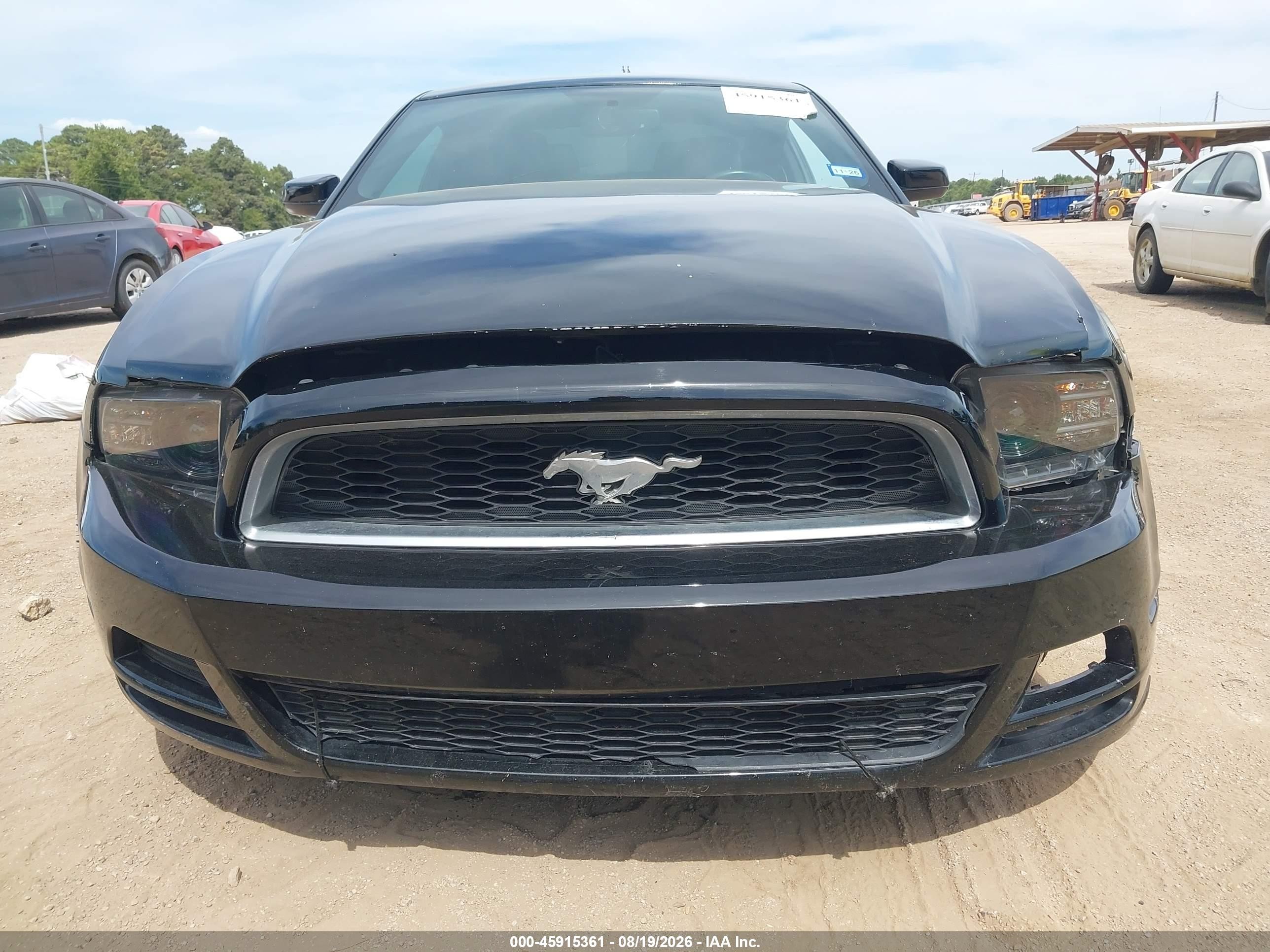 2014 Ford Mustang V6 Premium Black vin: 1ZVBP8AM9E5310952