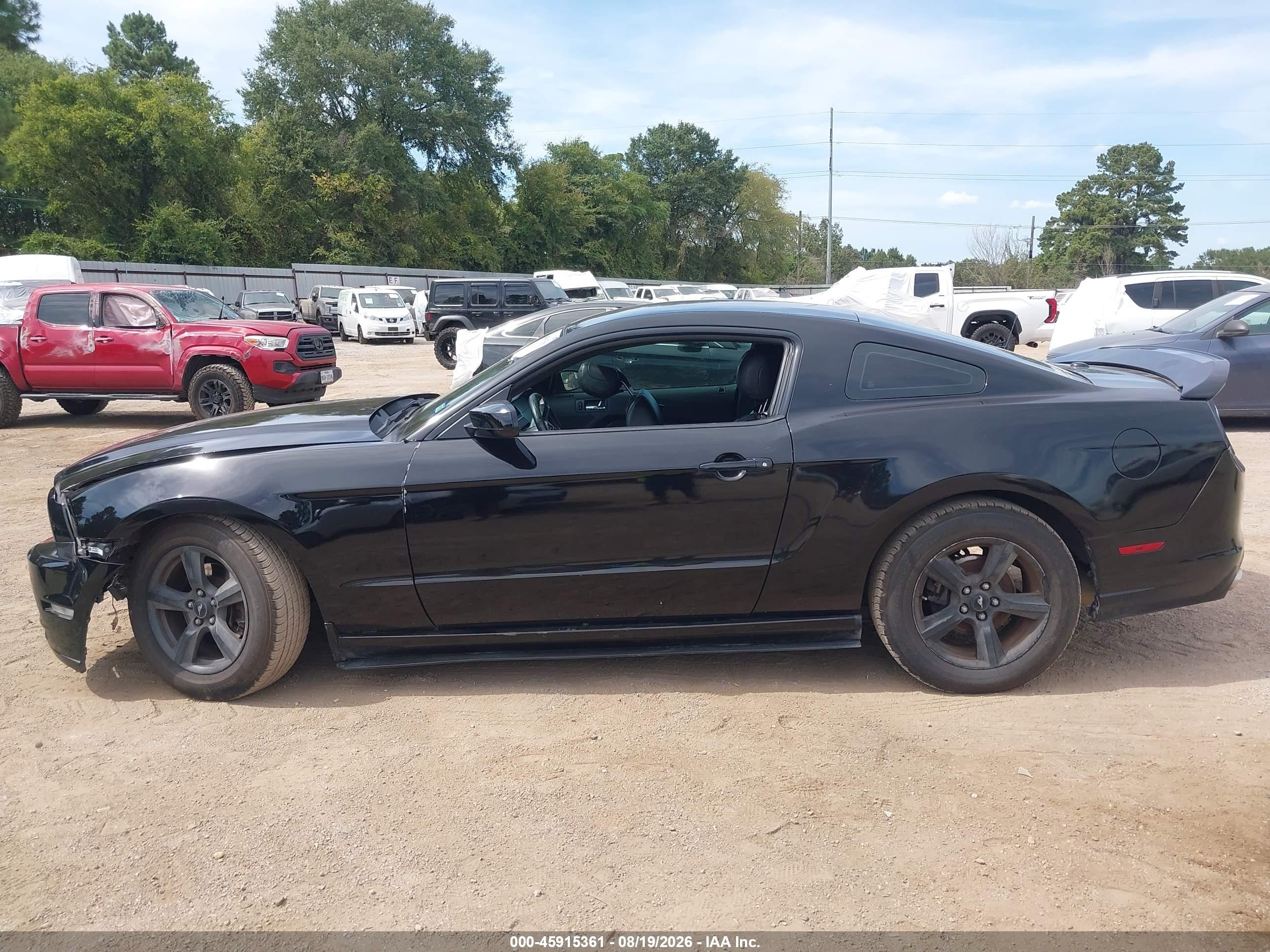 2014 Ford Mustang V6 Premium Black vin: 1ZVBP8AM9E5310952