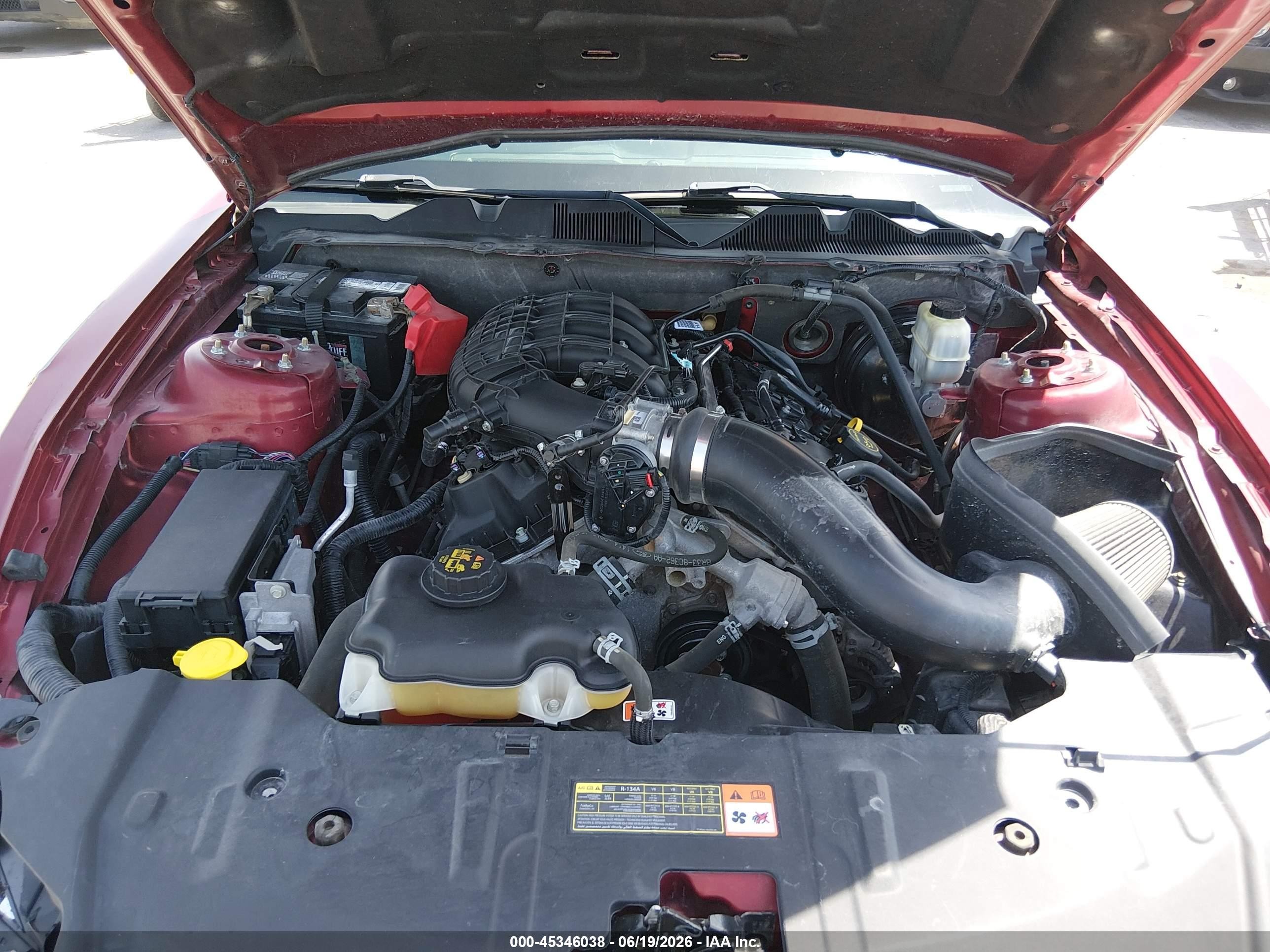 2014 Ford Mustang V6 Красный vin: 1ZVBP8AM9E5327234