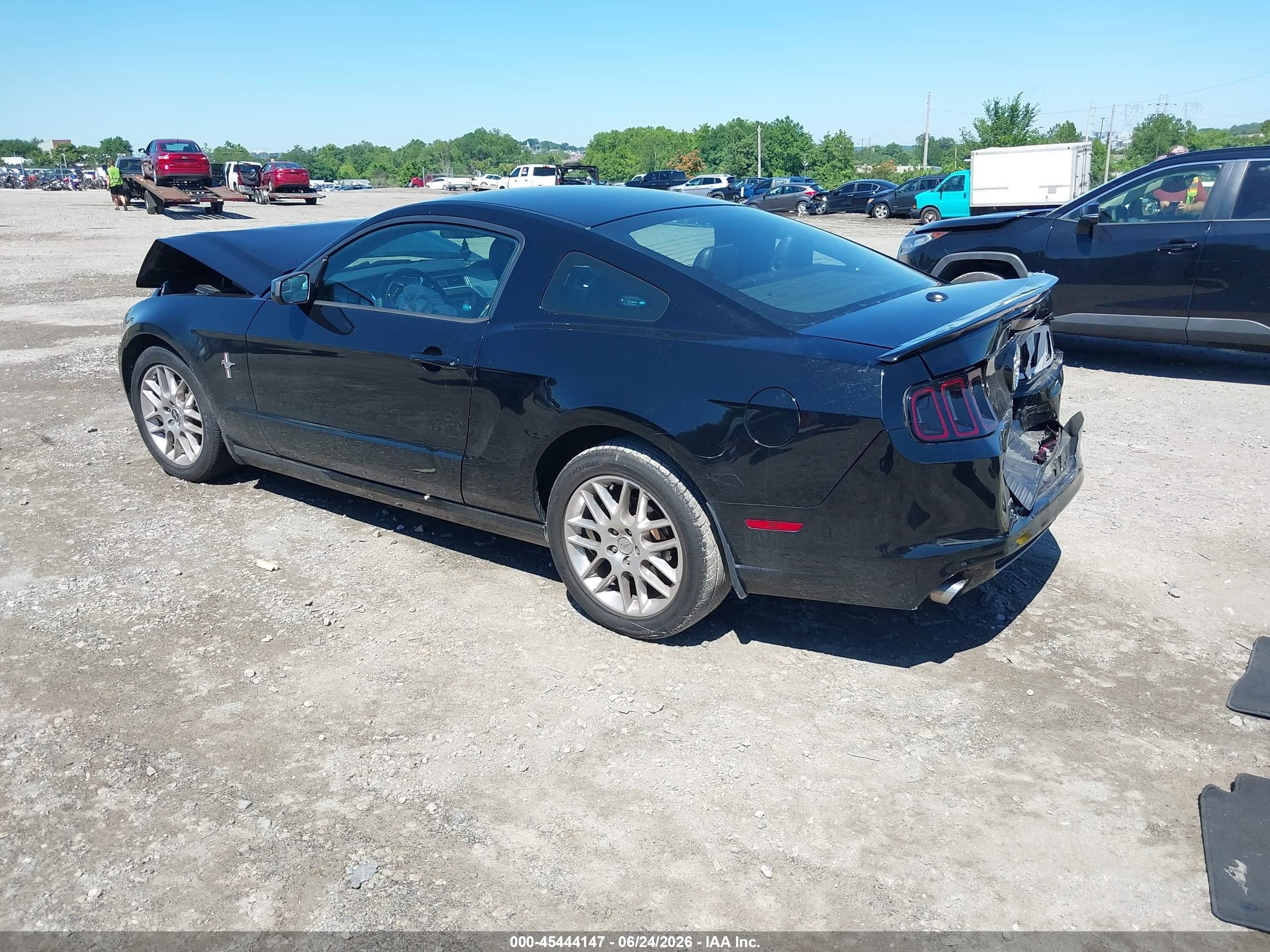 2014 Ford Mustang V6 Black vin: 1ZVBP8AM9E5330750