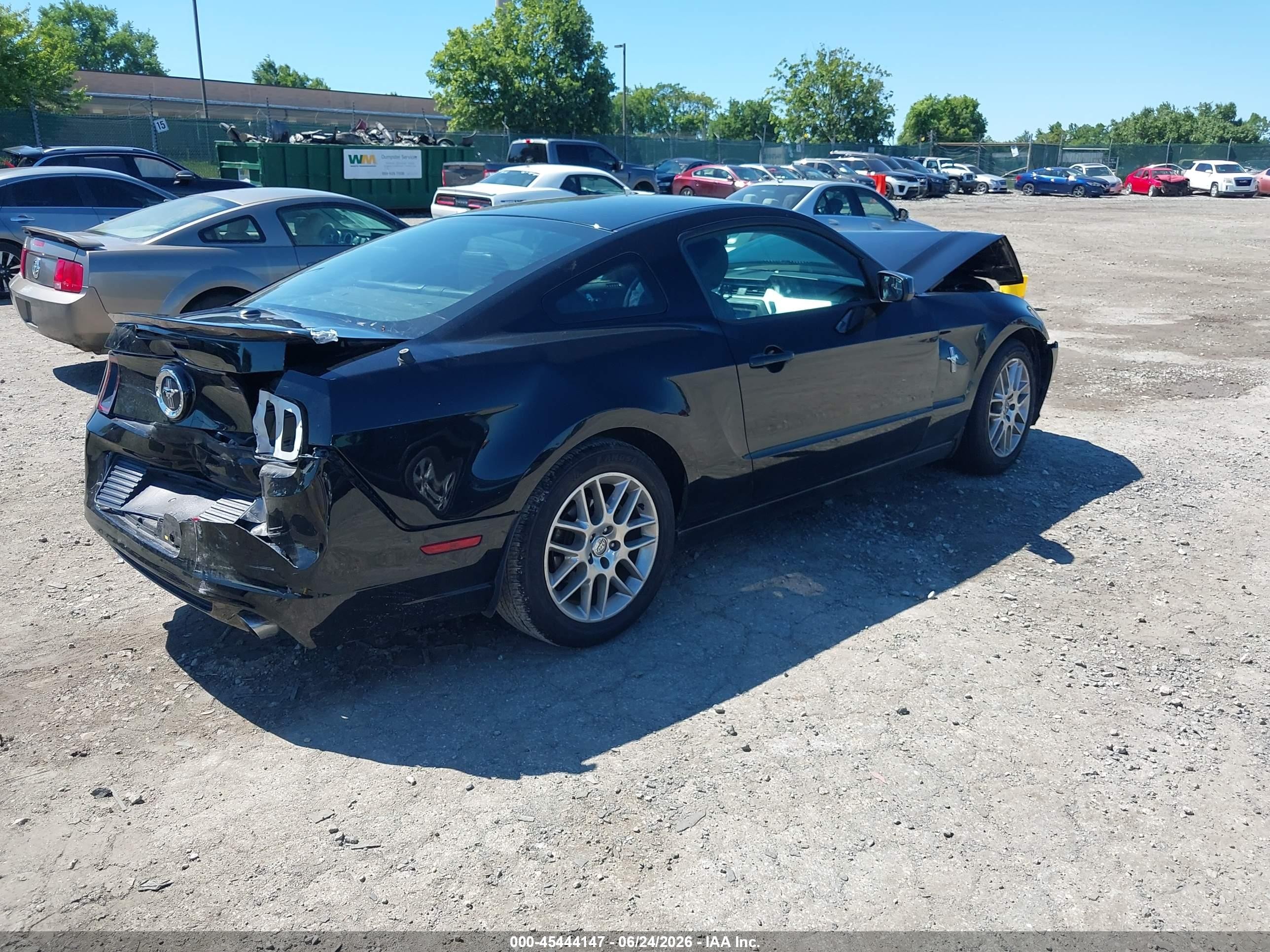 2014 Ford Mustang V6 Black vin: 1ZVBP8AM9E5330750