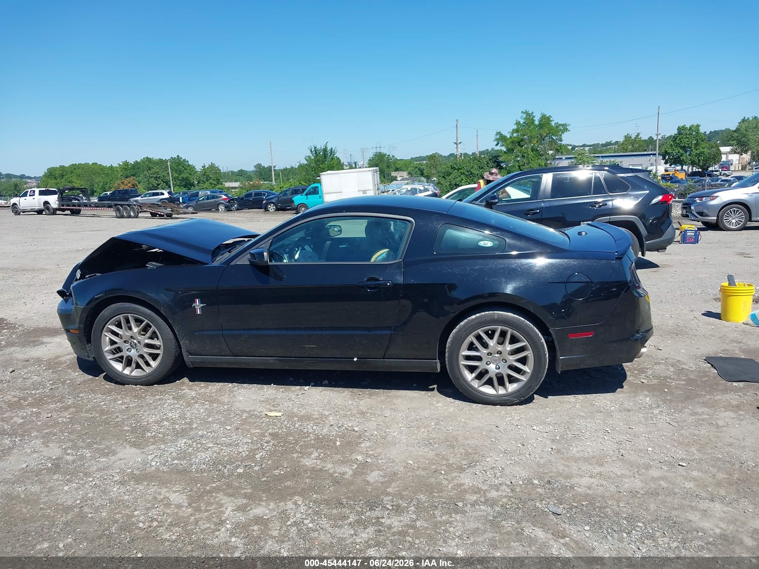 2014 Ford Mustang V6 Black vin: 1ZVBP8AM9E5330750
