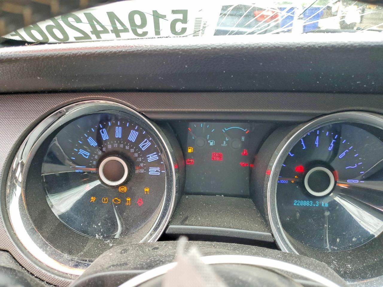 2014 Ford Mustang Белый vin: 1ZVBP8AM9E5332417