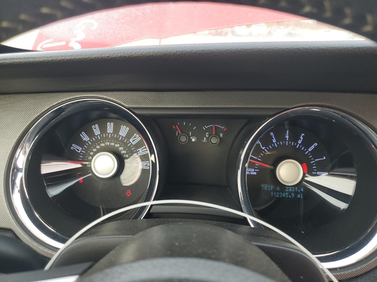 2011 Ford Mustang Red vin: 1ZVBP8AMXB5156960