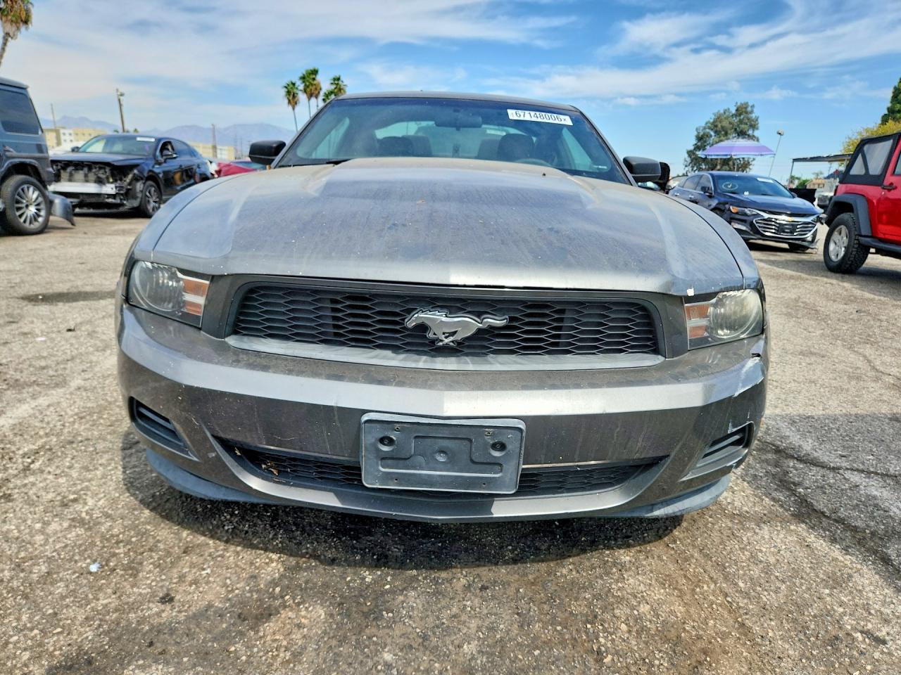 2011 Ford Mustang Gray vin: 1ZVBP8AMXB5169031