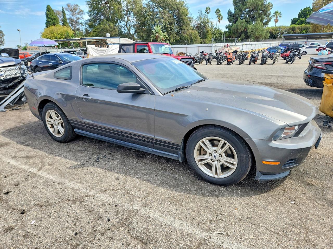 2011 Ford Mustang Gray vin: 1ZVBP8AMXB5169031
