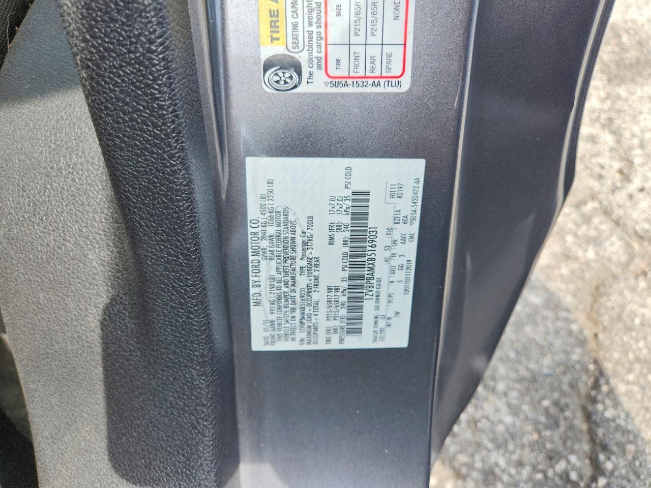 2011 Ford Mustang Gray vin: 1ZVBP8AMXB5169031