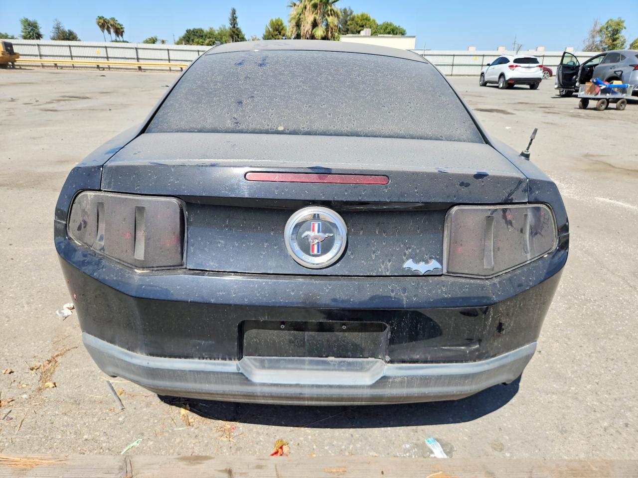 2012 Ford Mustang Black vin: 1ZVBP8AMXC5207407