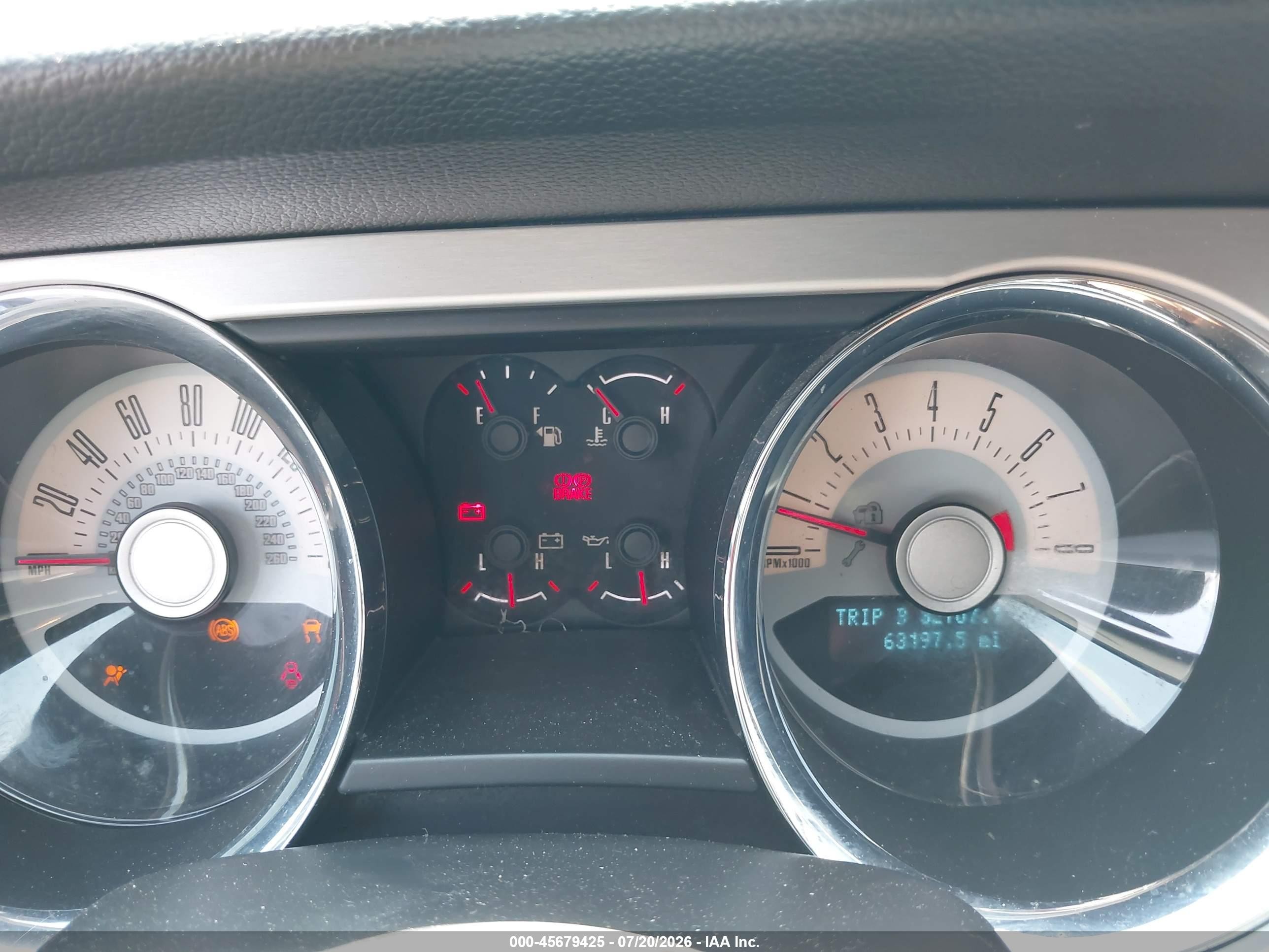 2012 Ford Mustang V6 Premium Синий vin: 1ZVBP8AMXC5231710