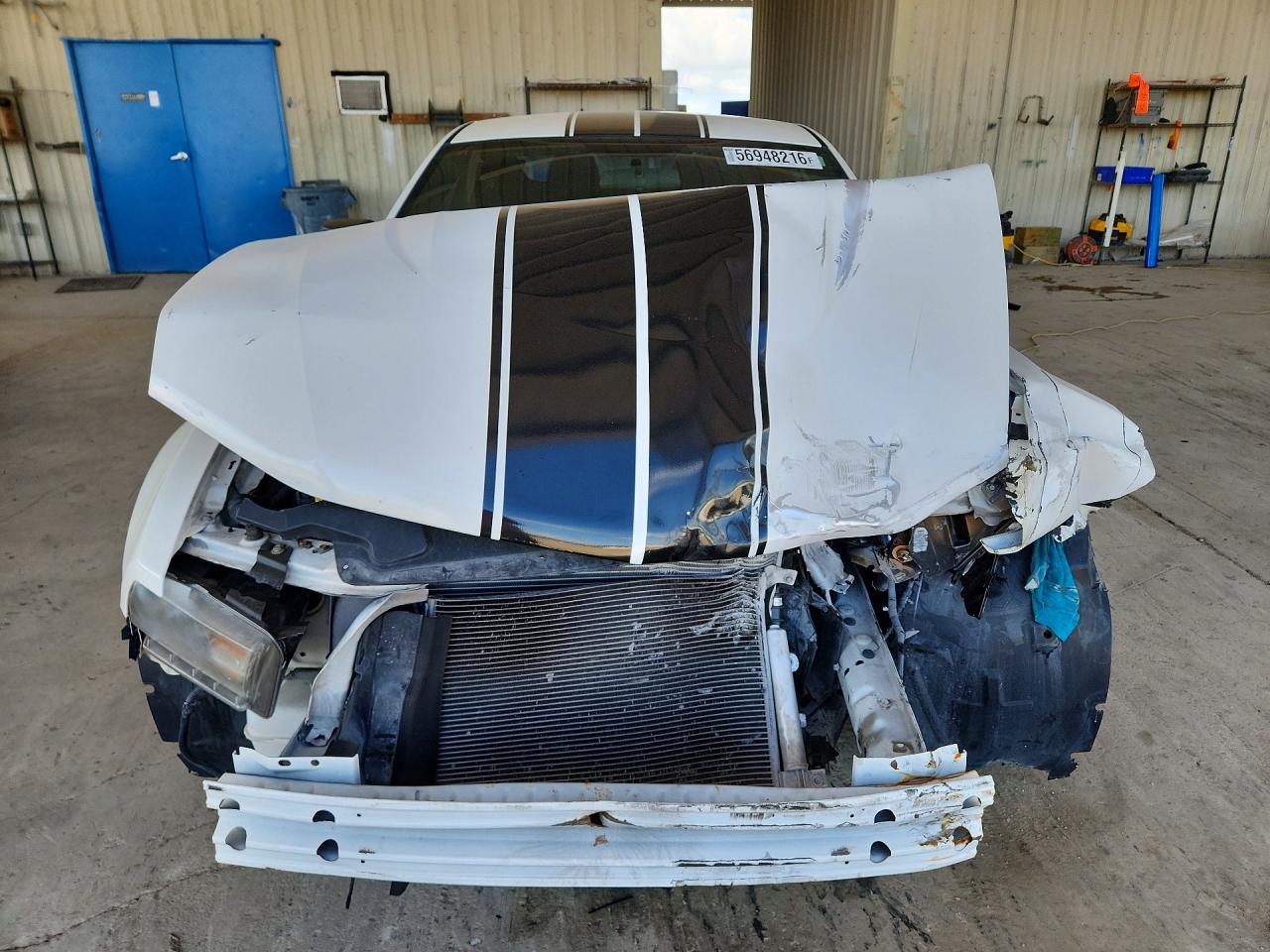 2012 Ford Mustang White vin: 1ZVBP8AMXC5239256