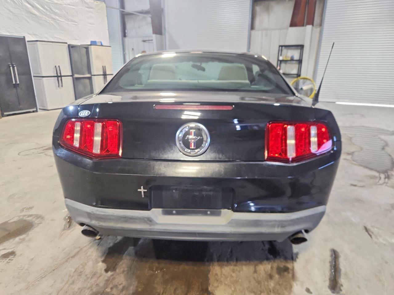 2012 Ford Mustang Черный vin: 1ZVBP8AMXC5250273