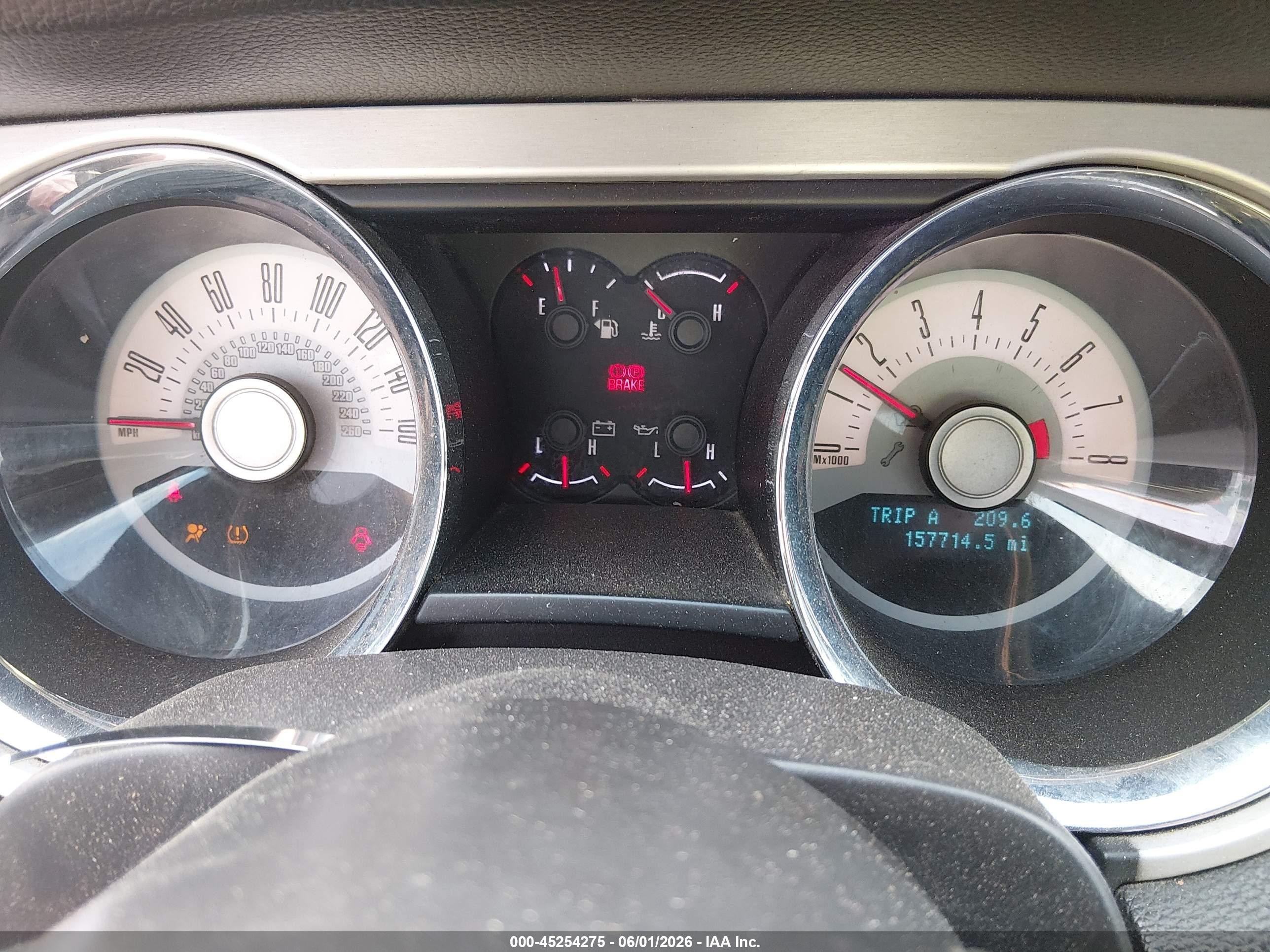 2012 Ford Mustang V6 Premium Красный vin: 1ZVBP8AMXC5255019