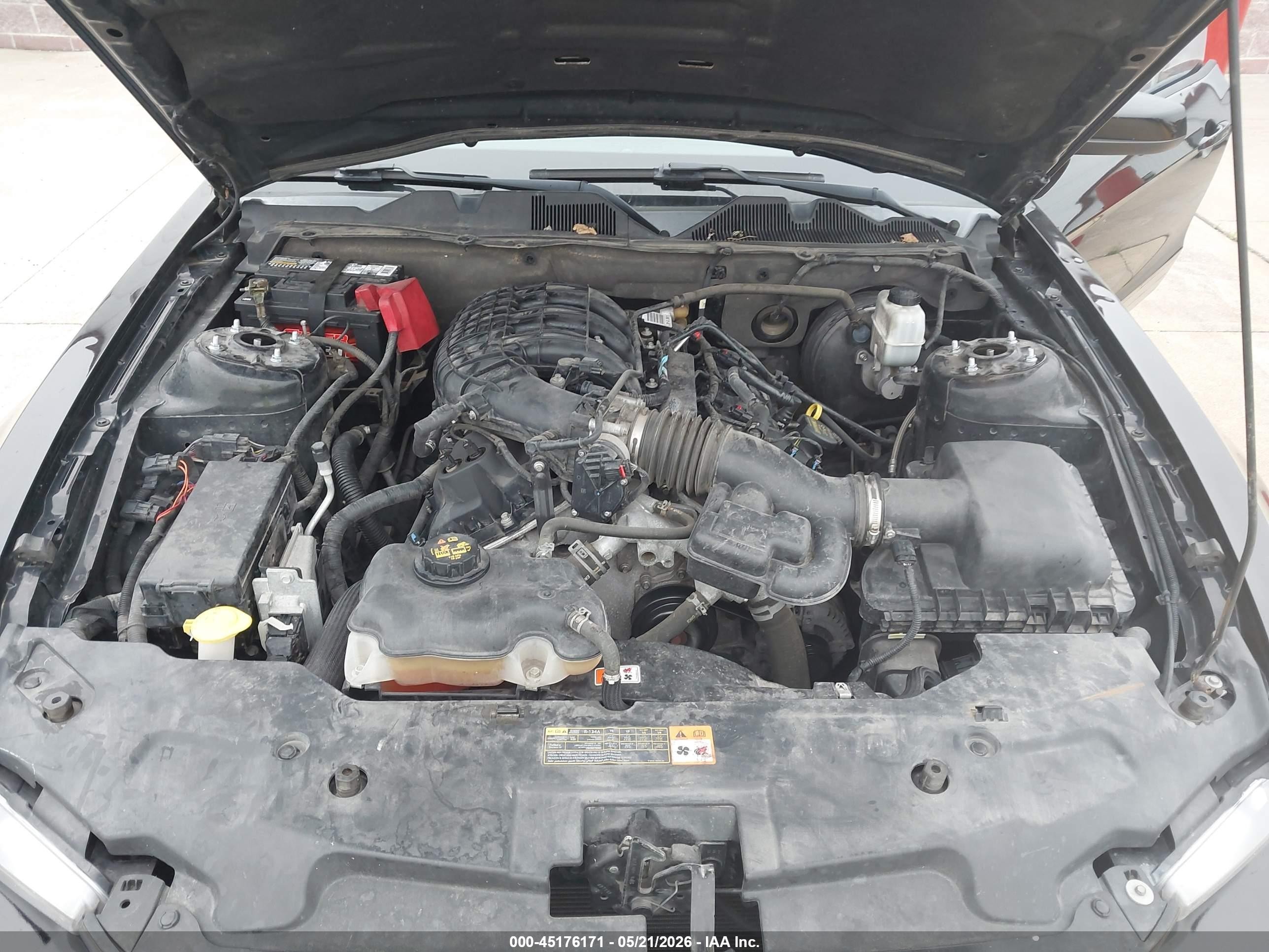 2012 Ford Mustang V6 Black vin: 1ZVBP8AMXC5261712