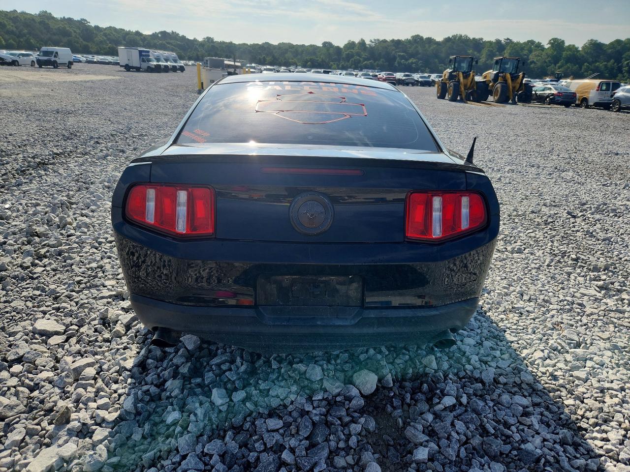 2012 Ford Mustang Black vin: 1ZVBP8AMXC5264495
