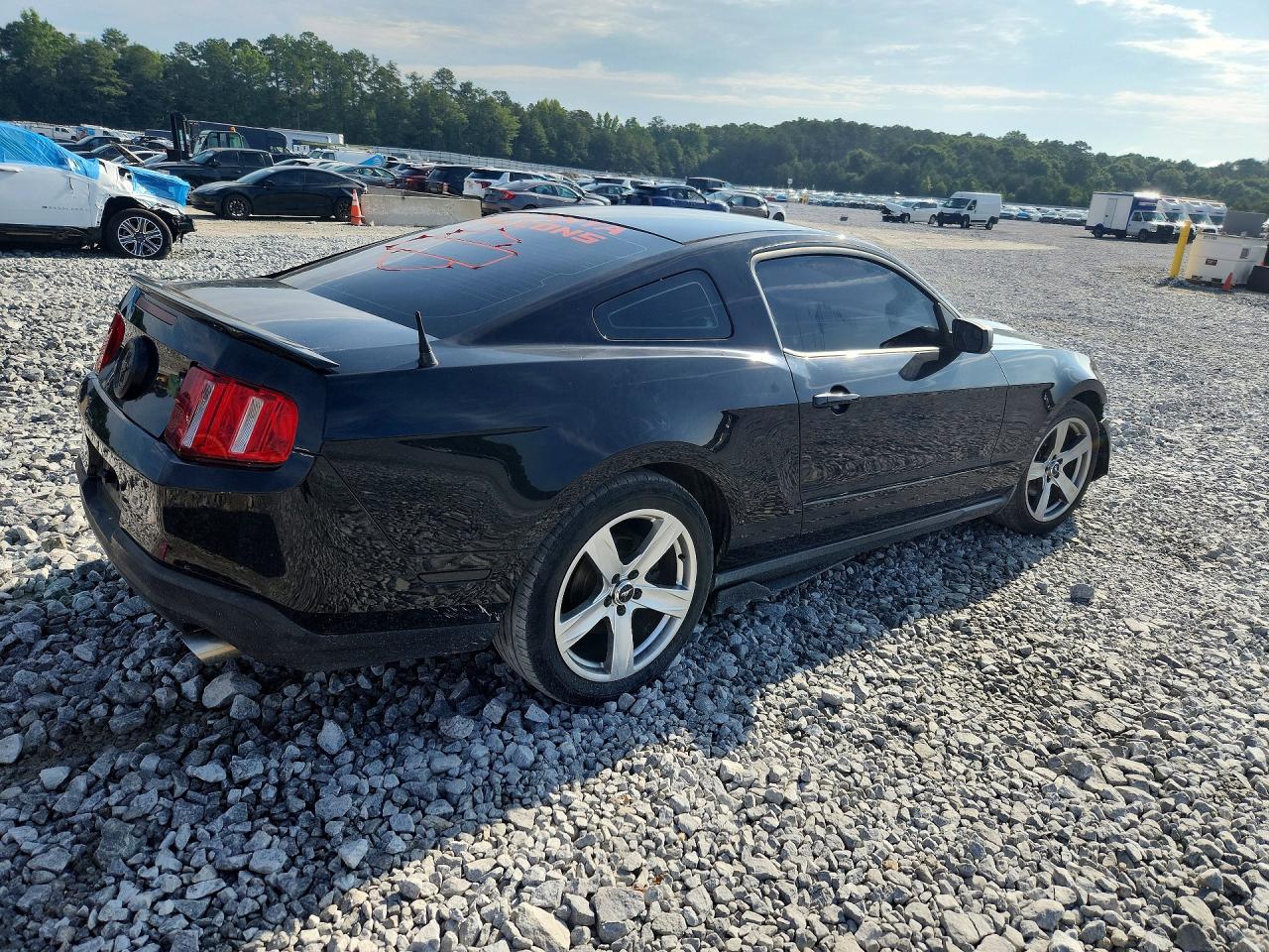 2012 Ford Mustang Black vin: 1ZVBP8AMXC5264495