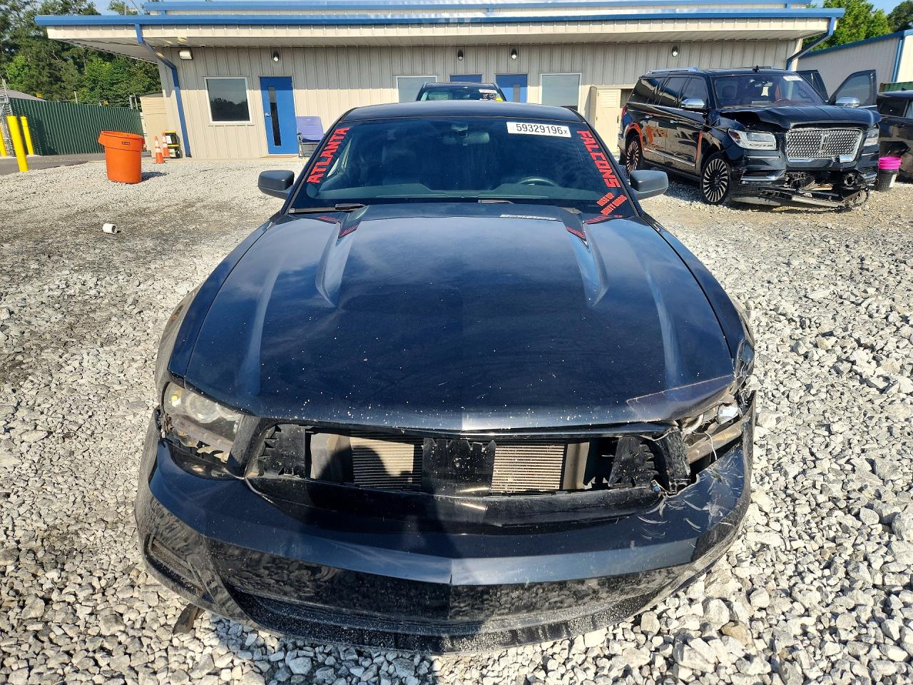 2012 Ford Mustang Black vin: 1ZVBP8AMXC5264495