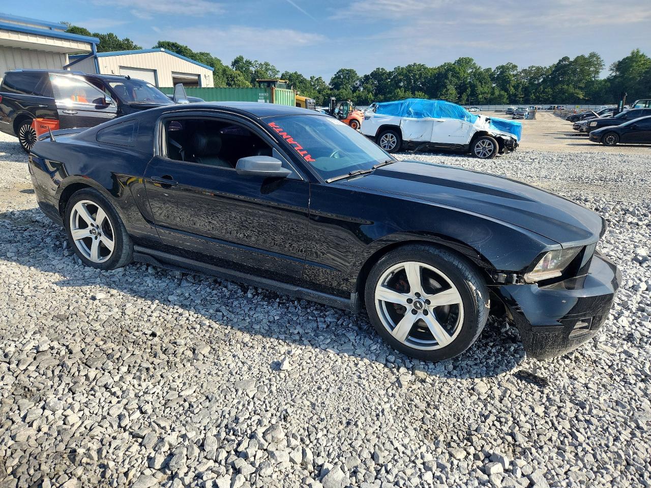 2012 Ford Mustang Black vin: 1ZVBP8AMXC5264495