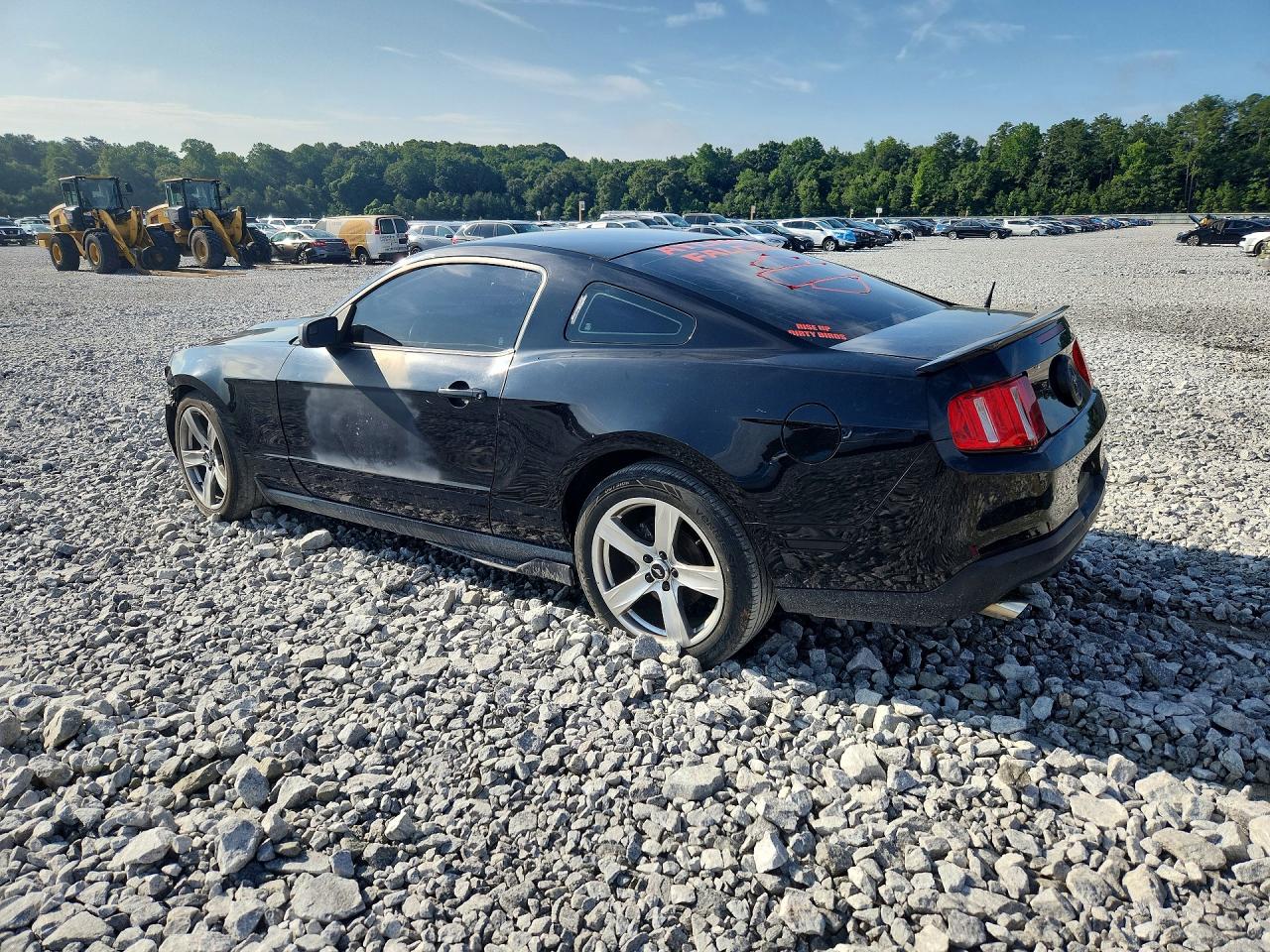 2012 Ford Mustang Black vin: 1ZVBP8AMXC5264495