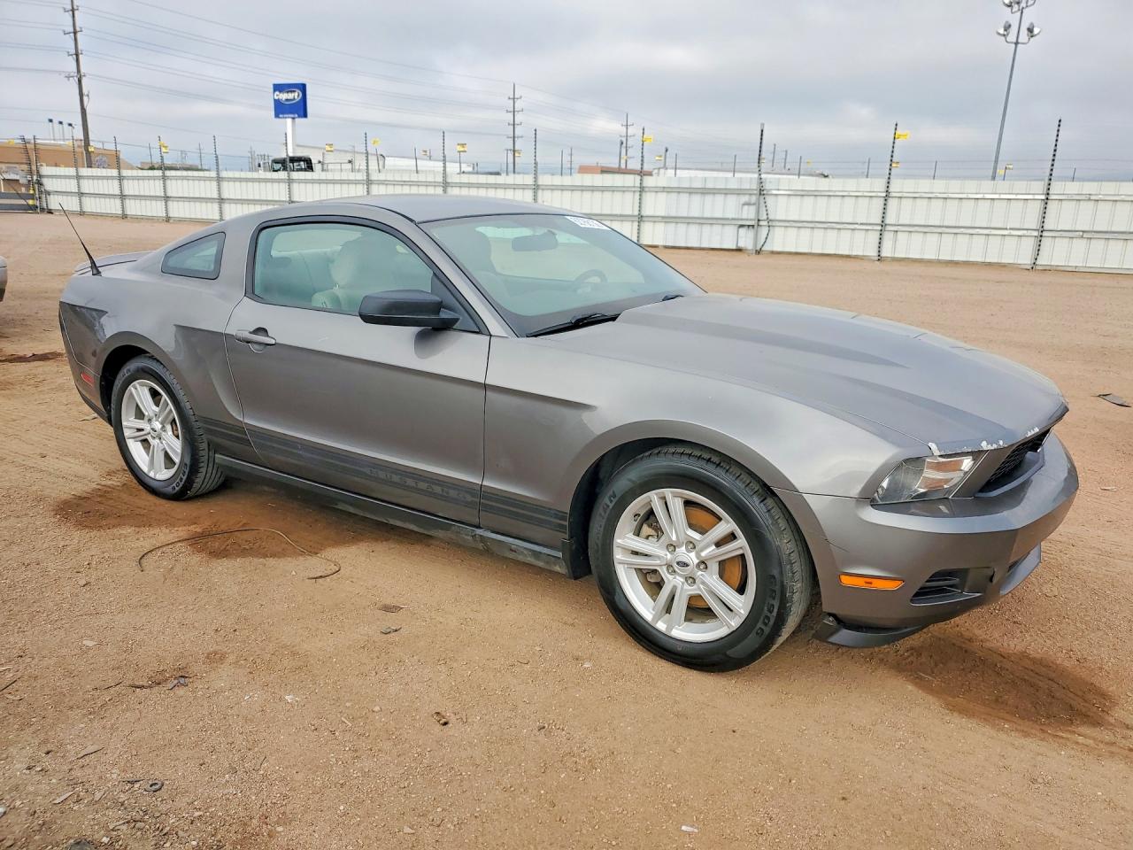 2012 Ford Mustang Gray vin: 1ZVBP8AMXC5273049