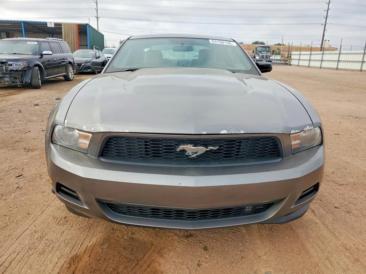 2012 Ford Mustang Gray vin: 1ZVBP8AMXC5273049