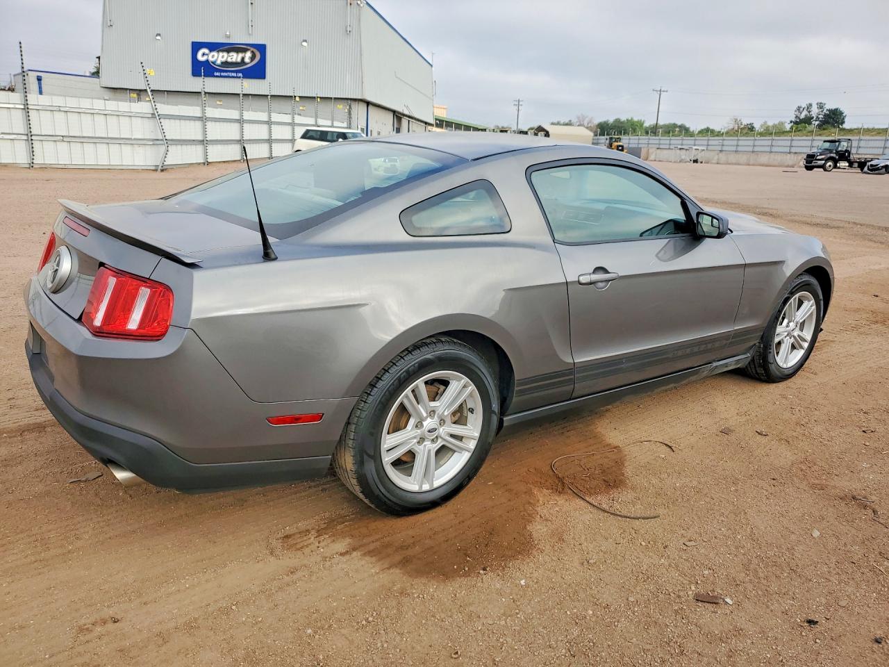 2012 Ford Mustang Gray vin: 1ZVBP8AMXC5273049